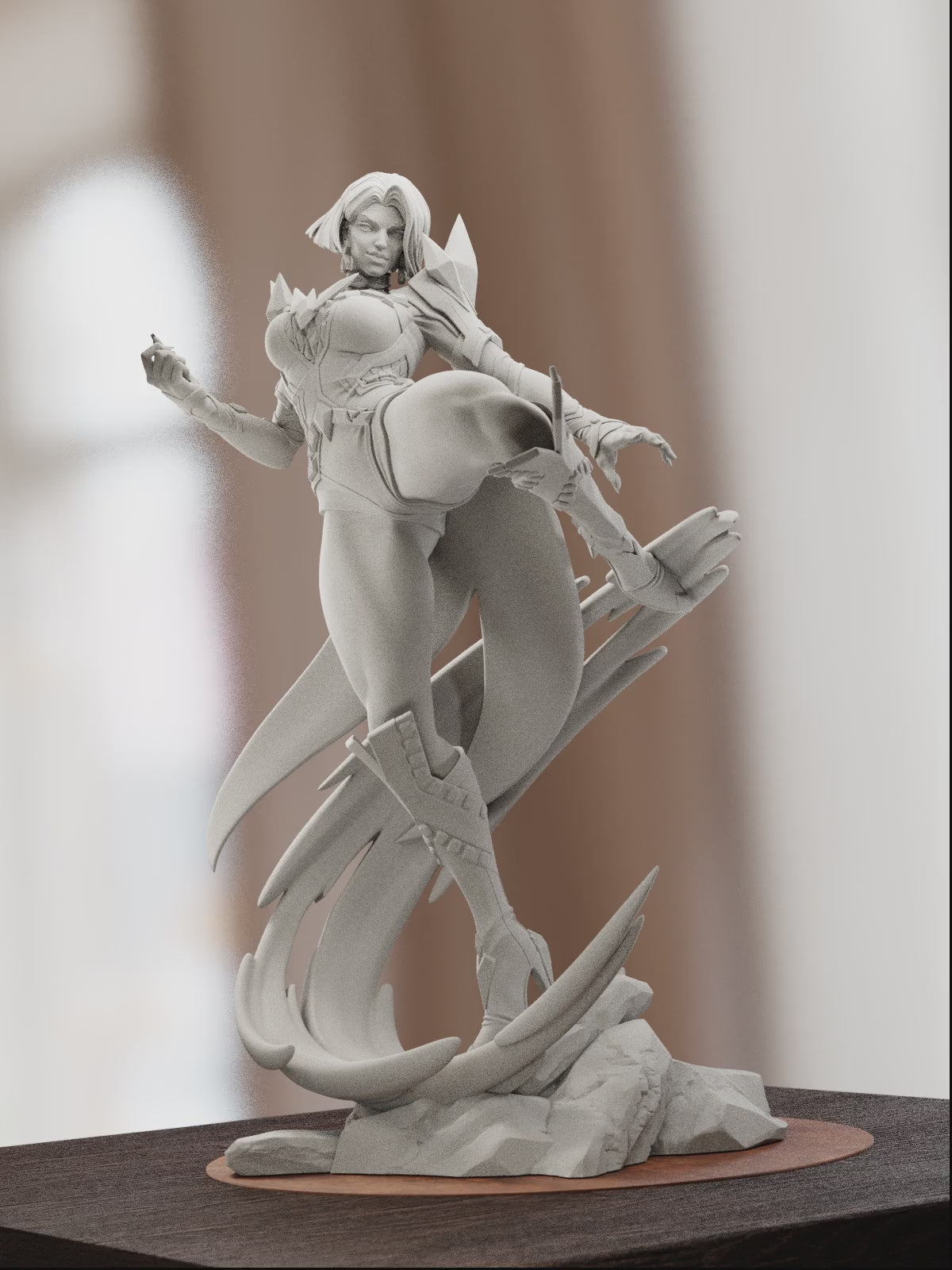 The White Queen | Maximum Detailed 12K 3D printed figure