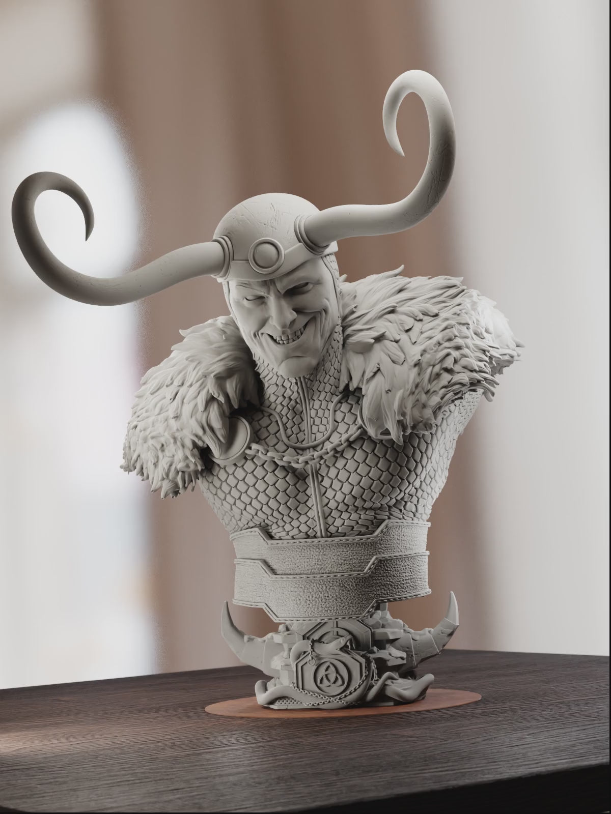 The Trickster God | Maximum Detailed 12K 3D printed bust