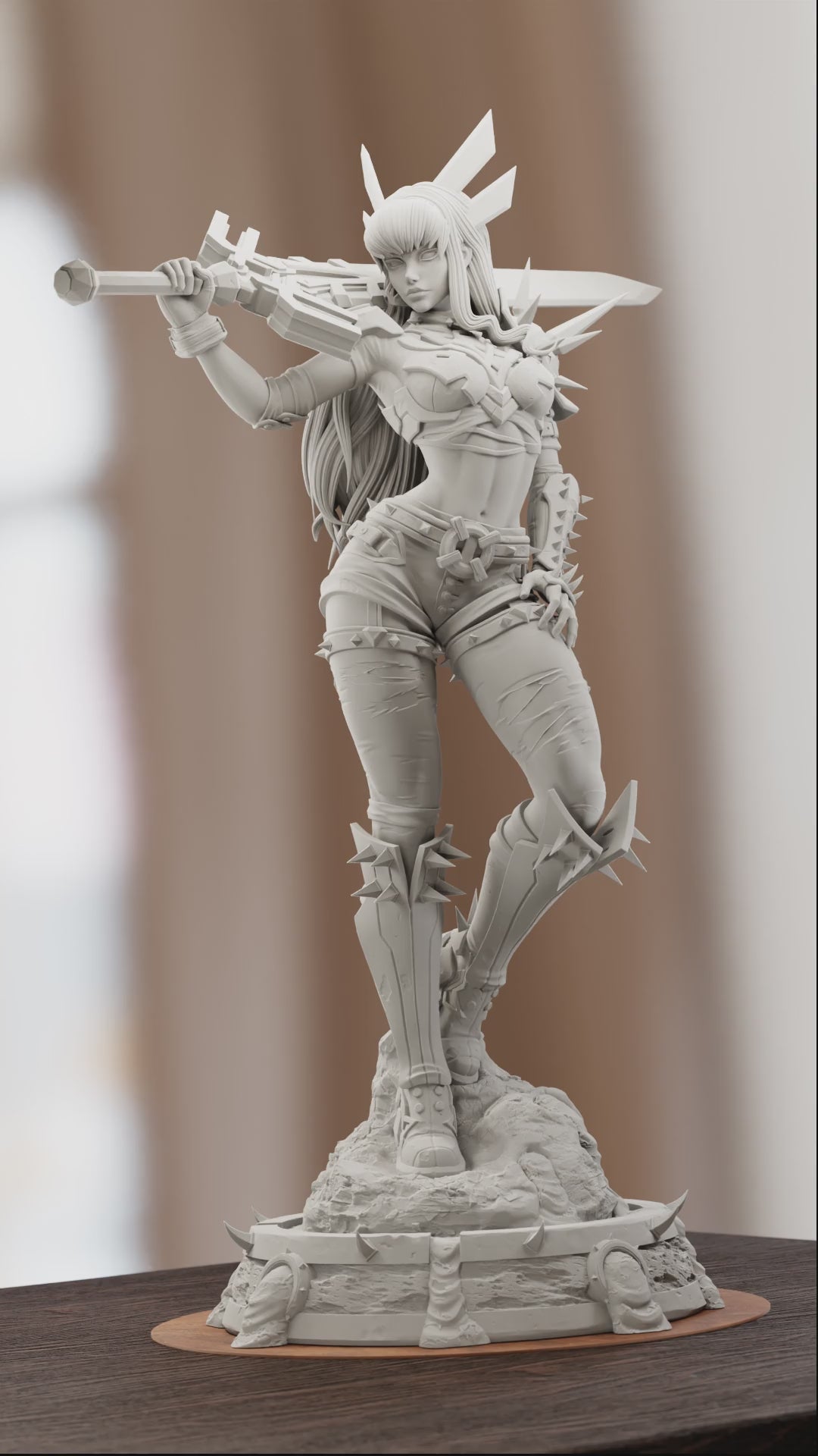 The Soulsword | Maximum Detailed 12K 3D printed figure