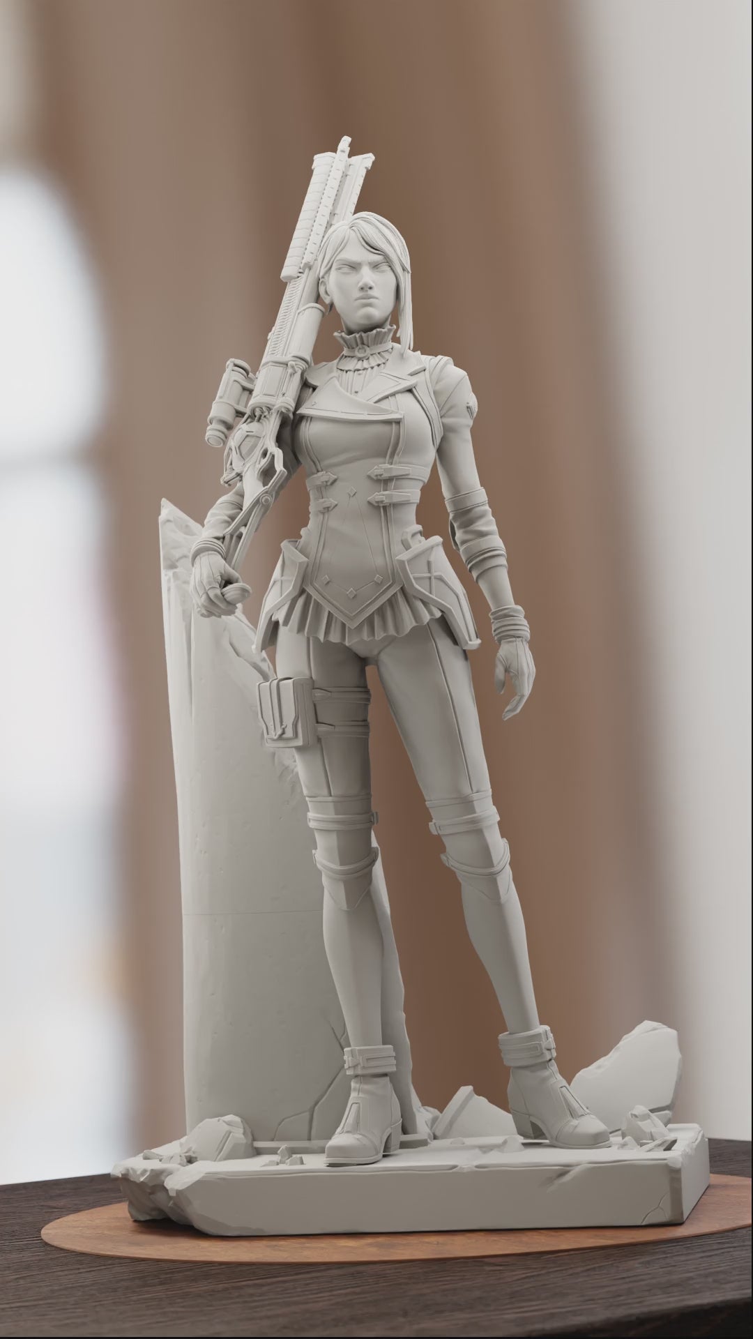 The Prestige Officer | Maximum Detailed 12K 3D printed figure