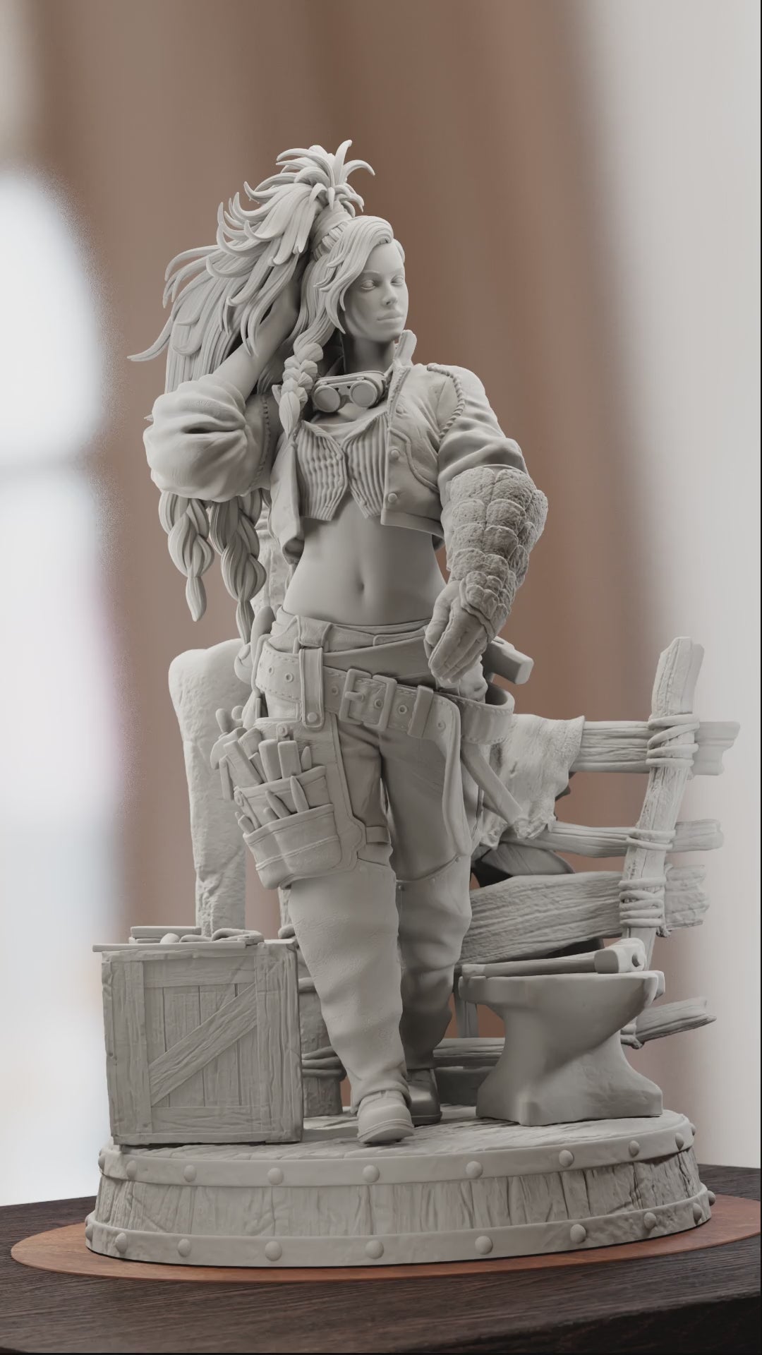 The Forge Master | Maximum Detailed 12K 3D printed figure