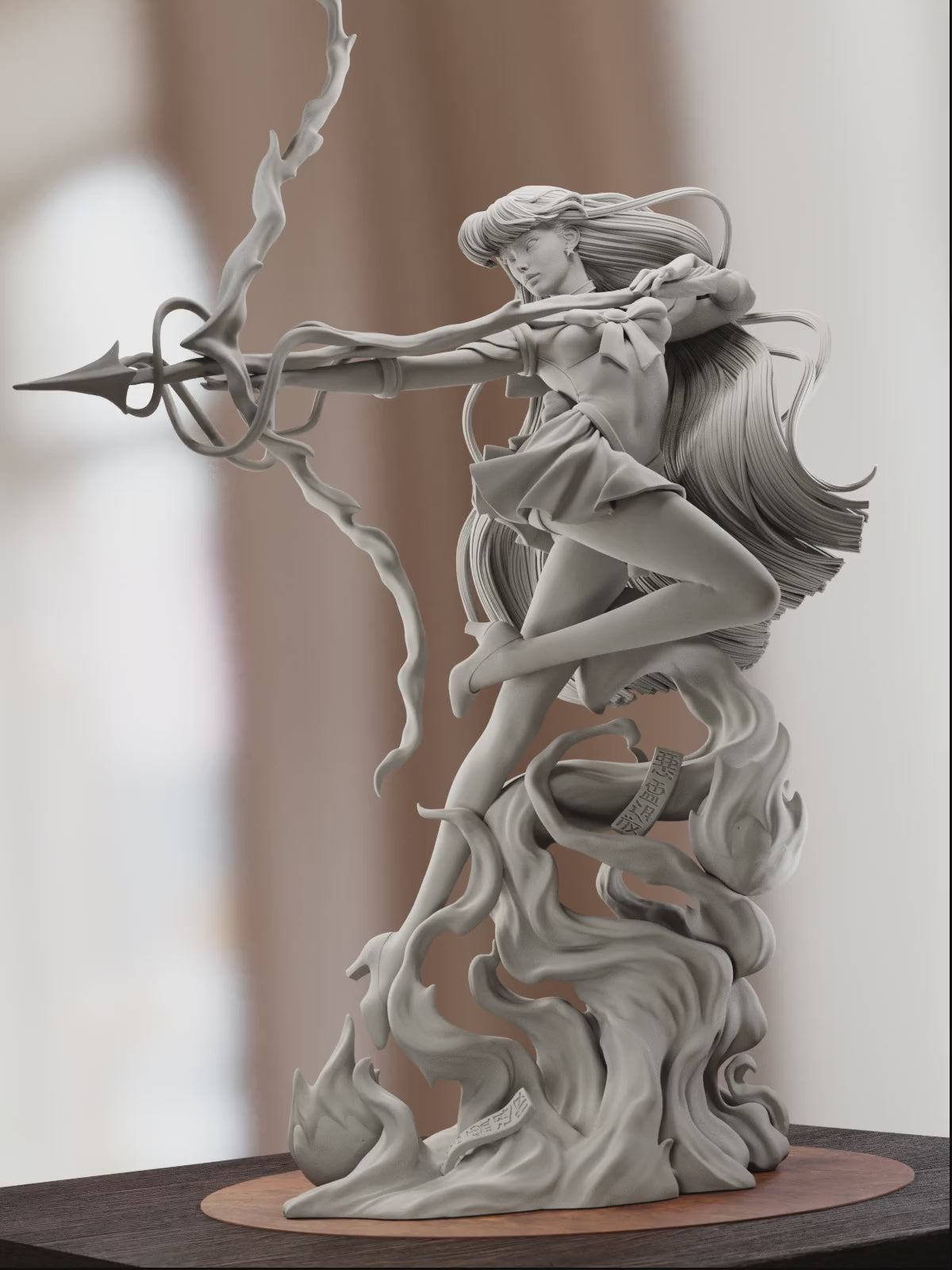 The Fire Spirit | Maximum Detailed 12K 3D printed figure