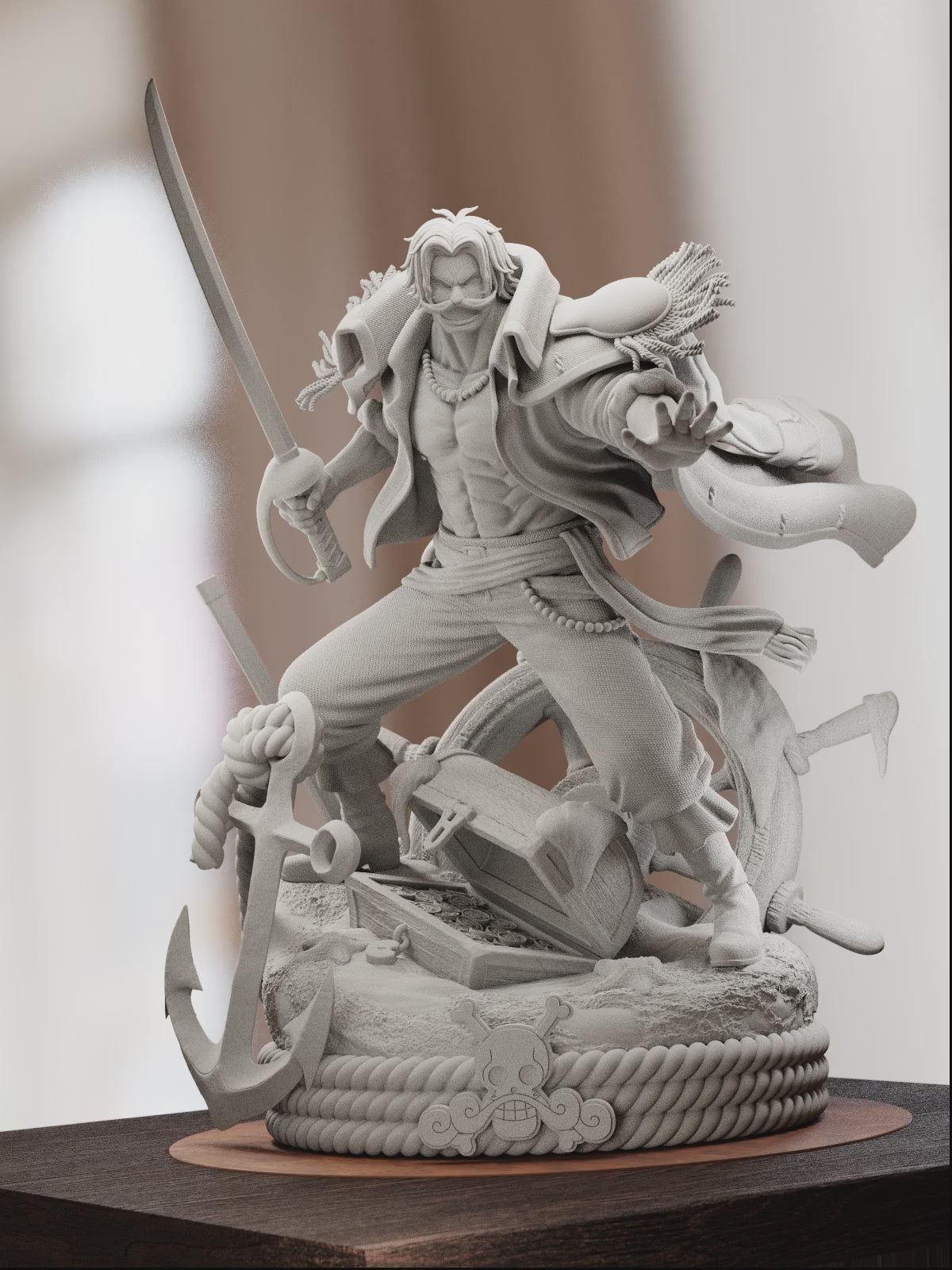 The Pirate King | Maximum Detailed 12K 3D Printed Figure