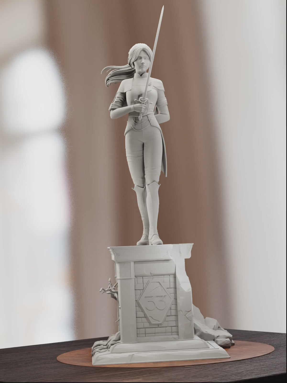 The Time-Bound Warrior | Maximum Detailed 12K 3D printed figure