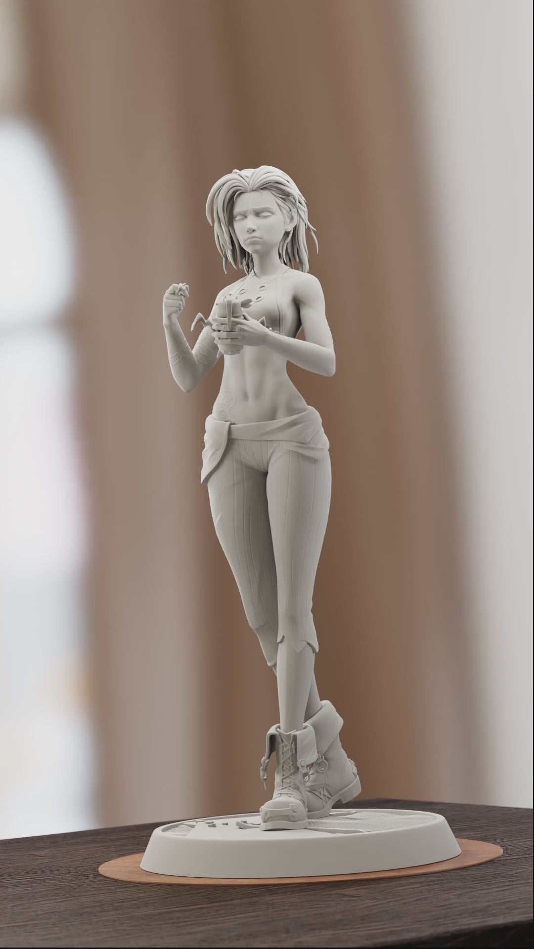 The Broken Sister | Maximum Detailed 12K 3D printed figure