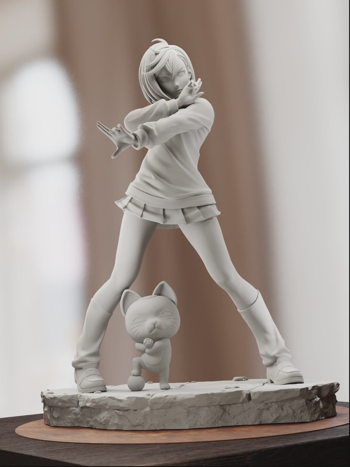 The Spirit Fighter | Maximum Detailed 12K 3D printed figure