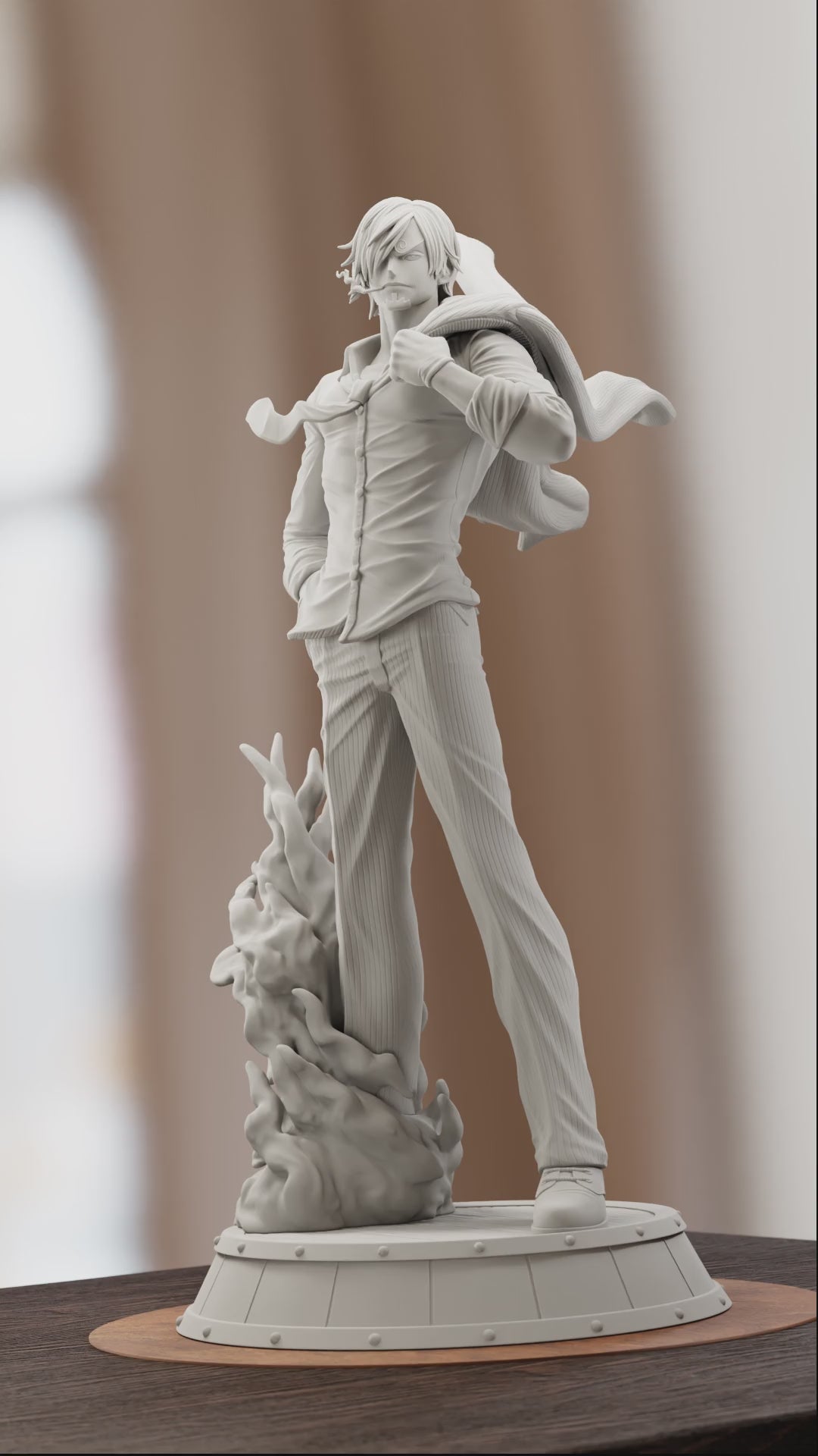 The Chivalrous Pirate | Maximum Detailed 12K 3D printed figure