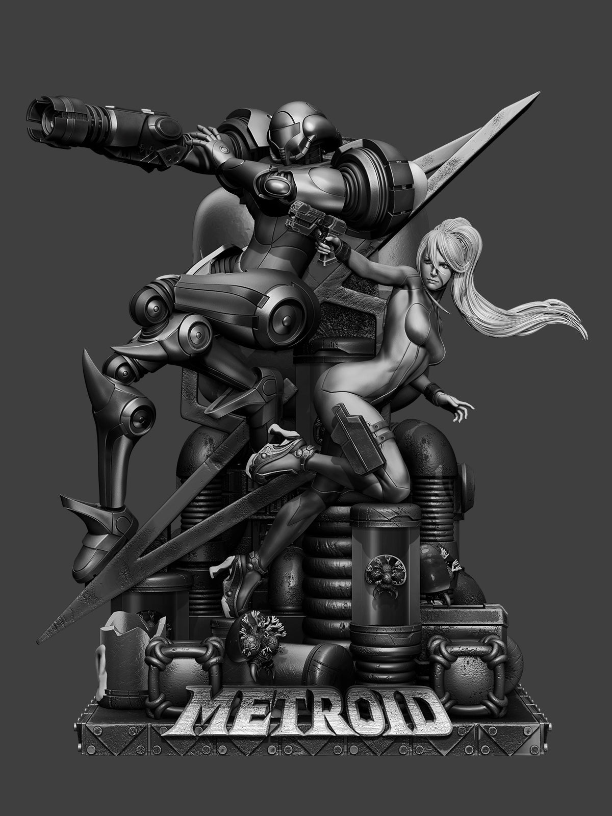 The Galactic Hunter Statue