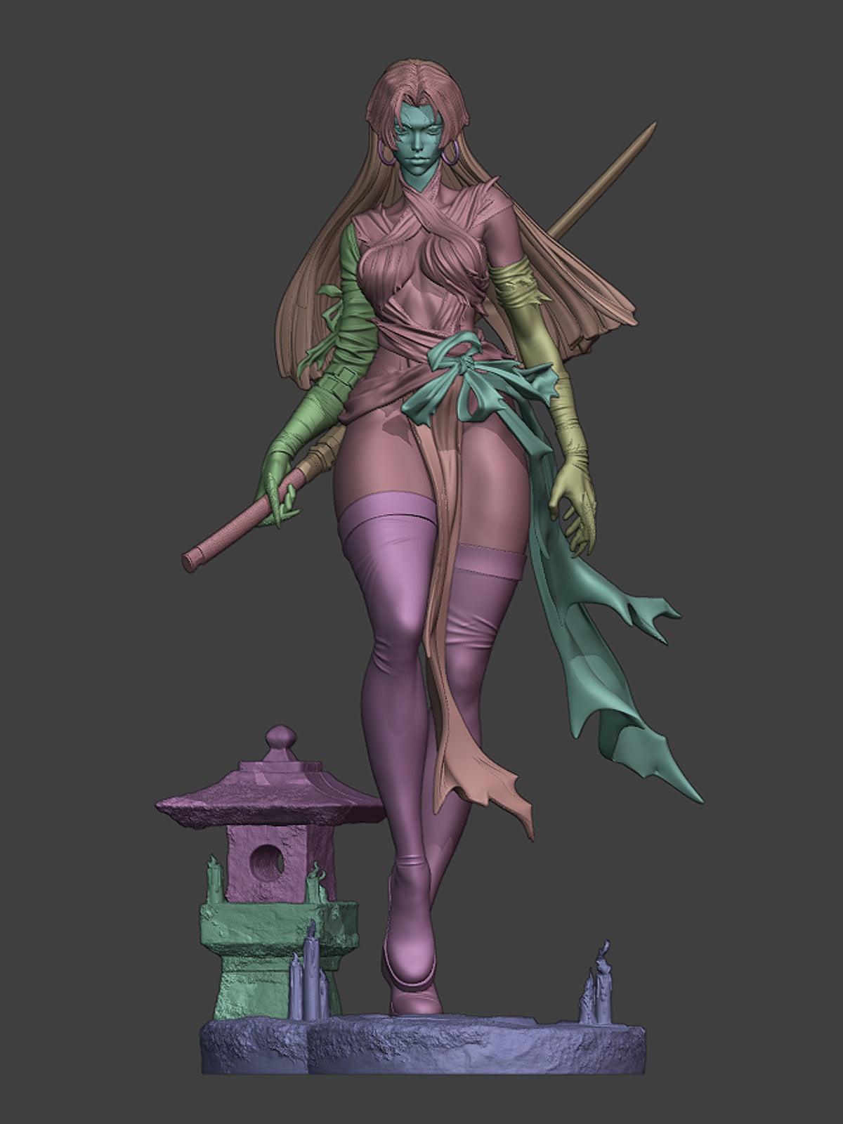 The Shadowblade Statue