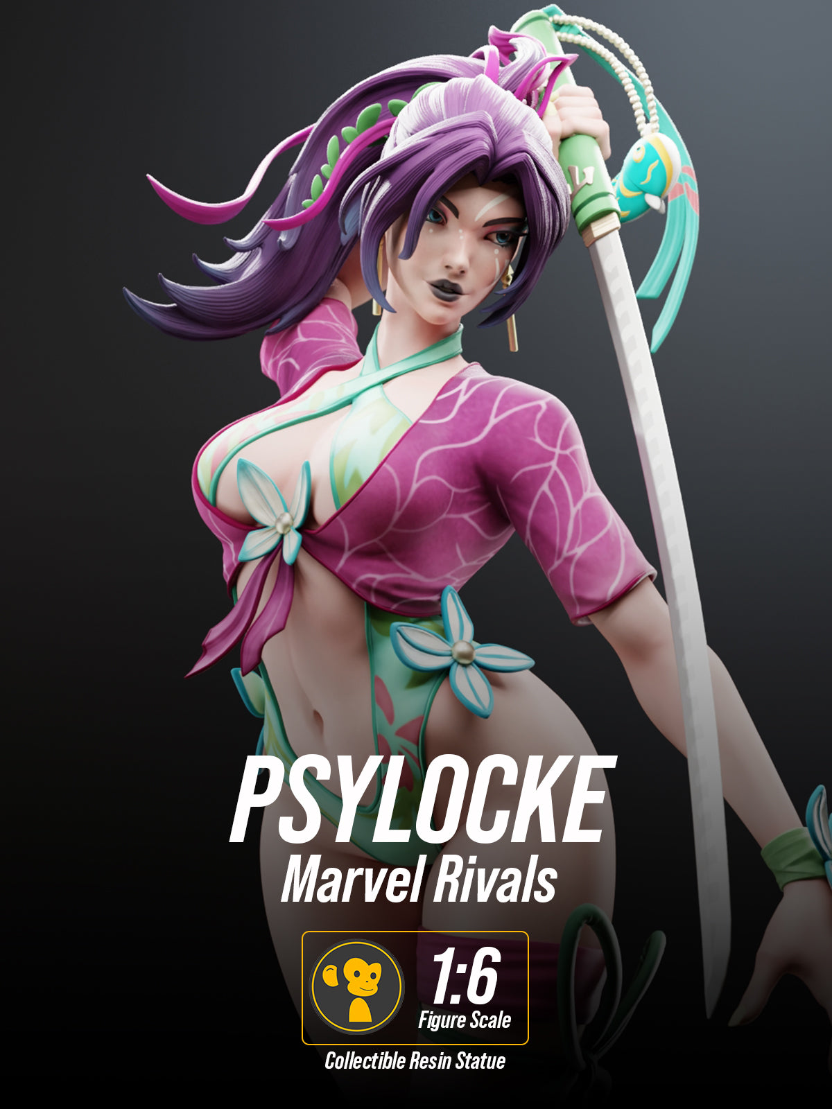 The Psychic Kunoichi Statue