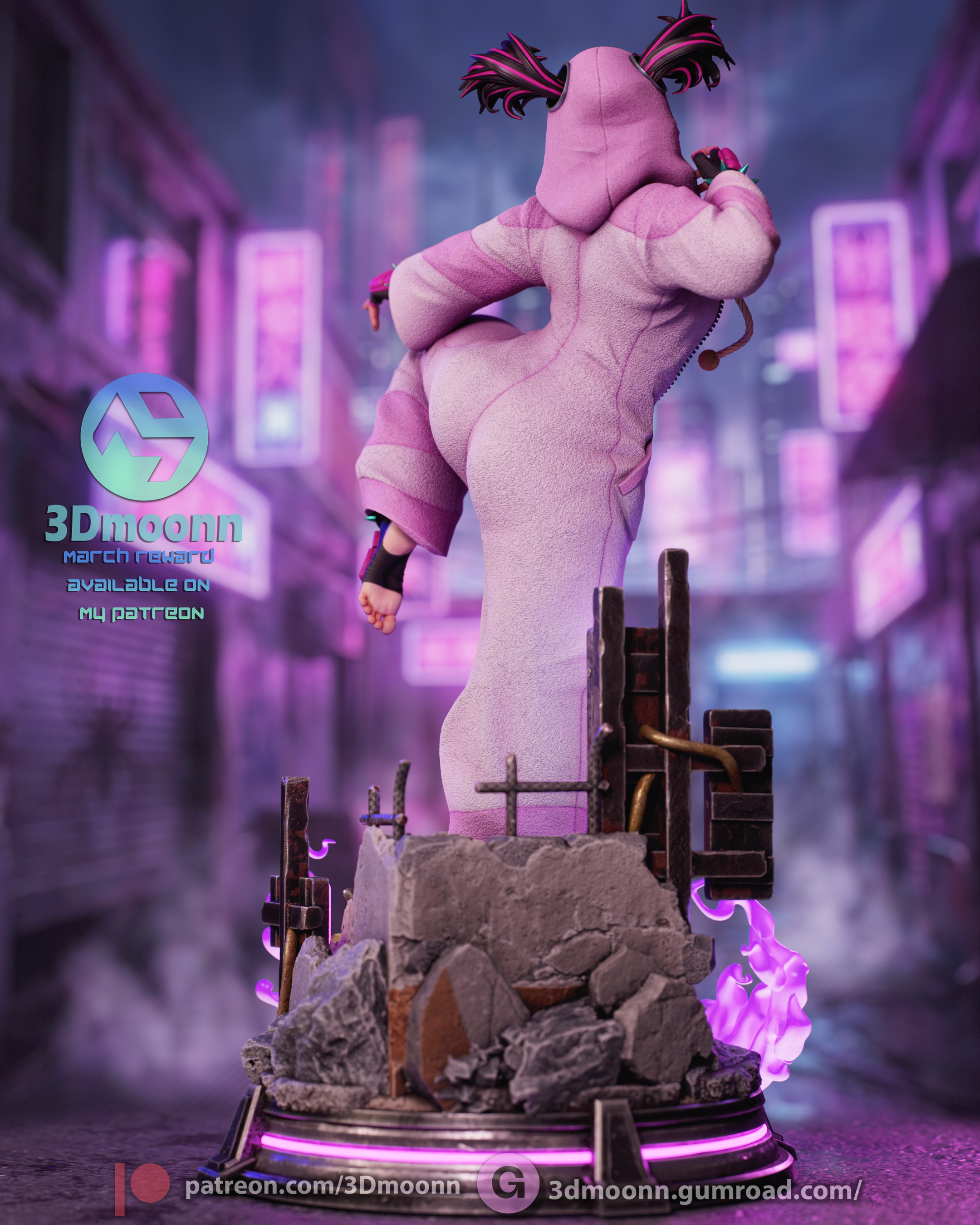 The Neon Viper Statue