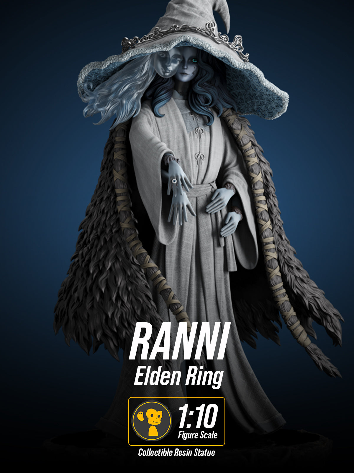 The Witch | Maximum Detailed 12K 3D printed figure