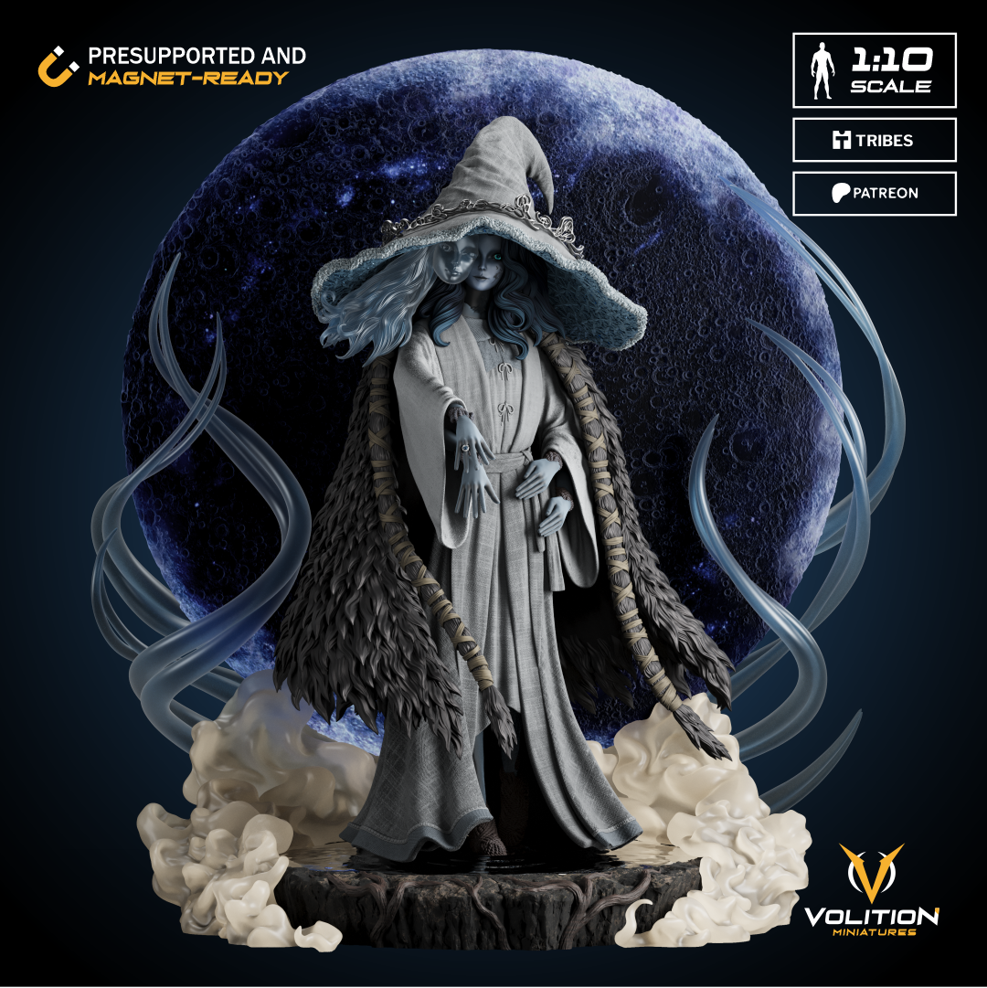 The Witch | Maximum Detailed 12K 3D printed figure