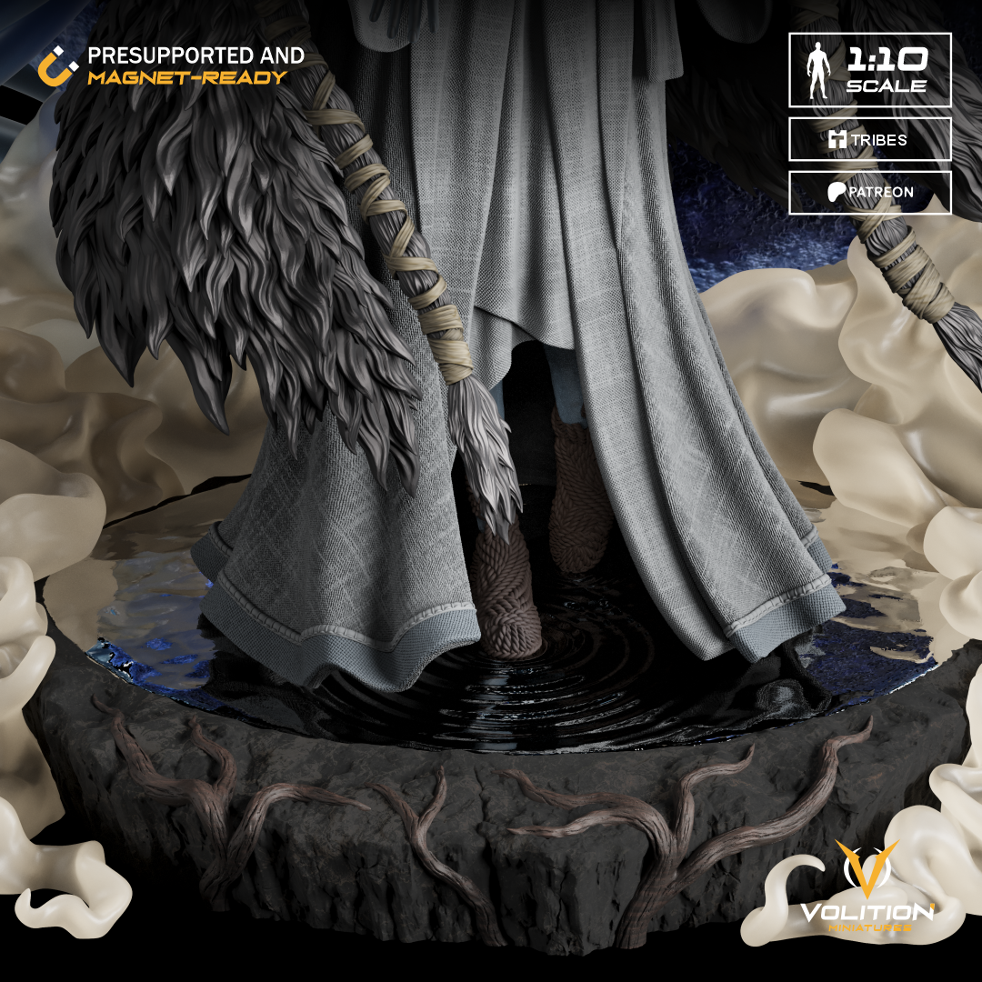 The Witch | Maximum Detailed 12K 3D printed figure