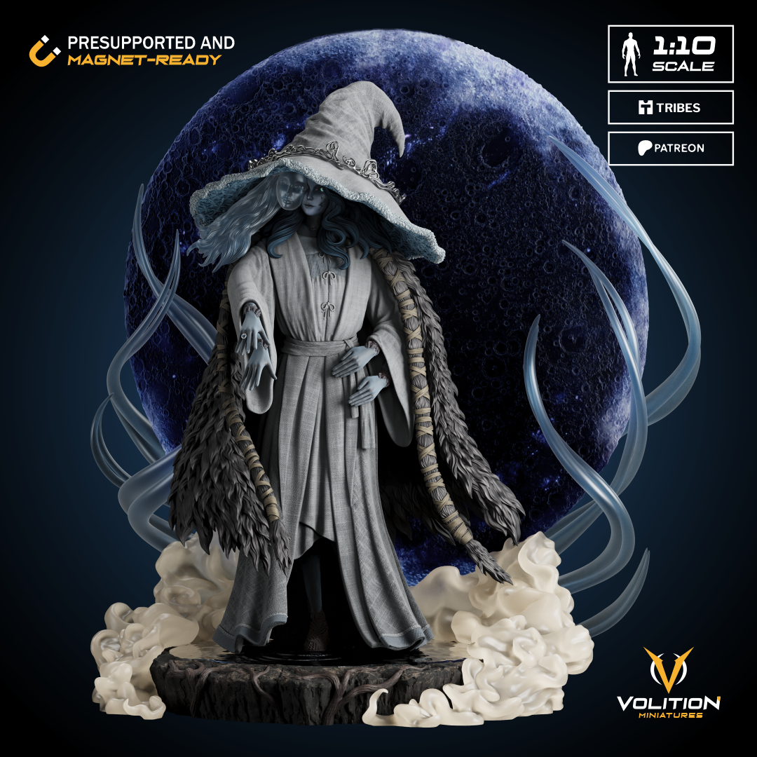 The Witch | Maximum Detailed 12K 3D printed figure