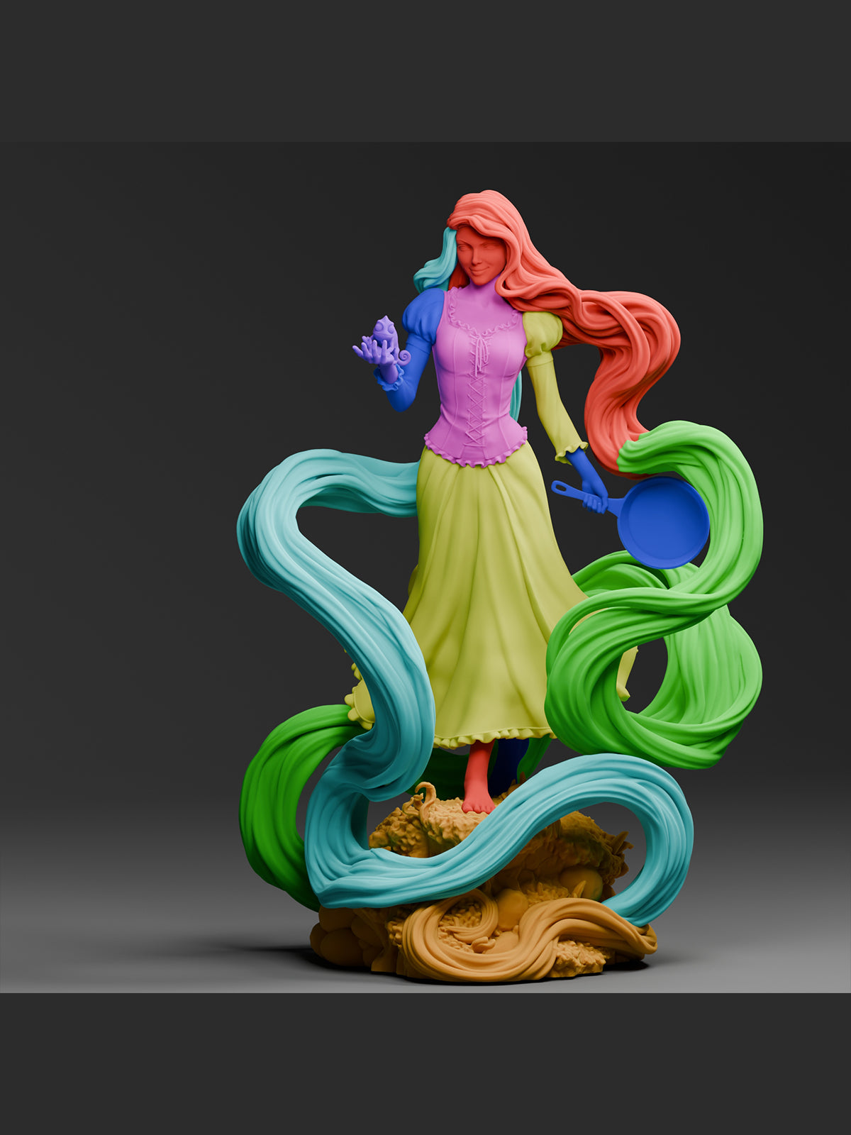 The Lost Princess | Maximum Detailed 12K 3D printed figure
