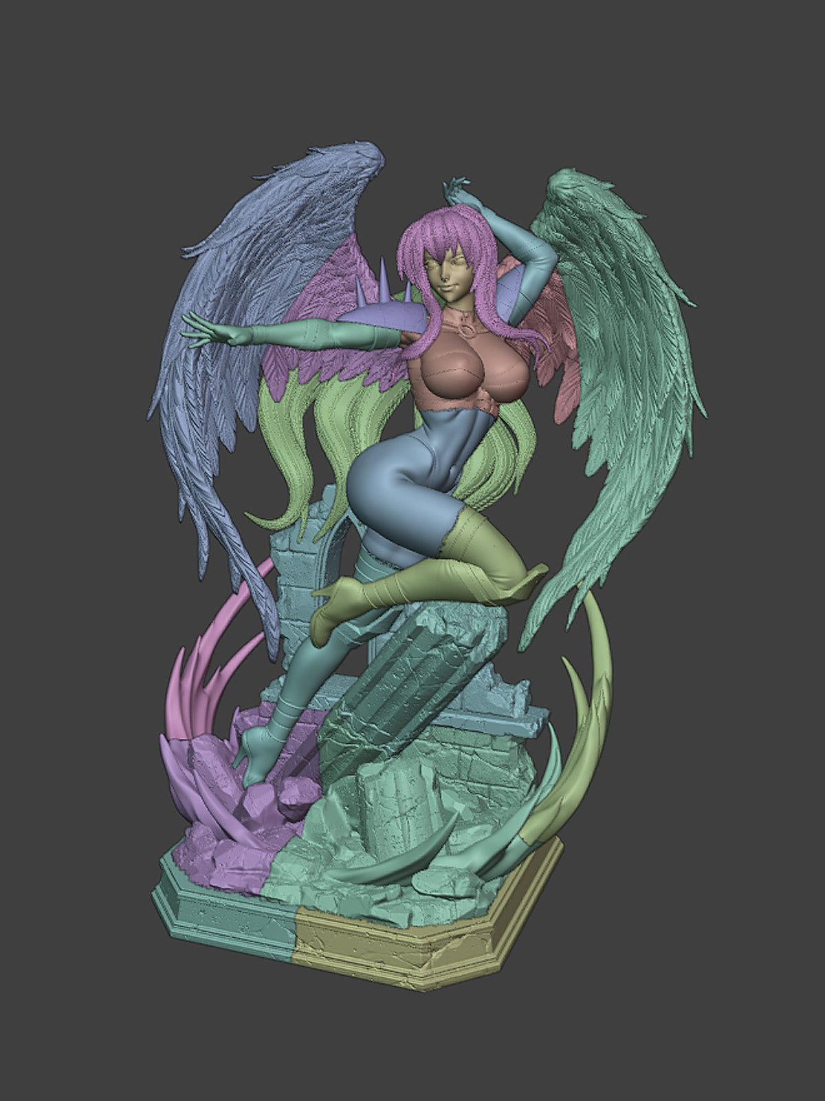 The Fallen Angel Statue