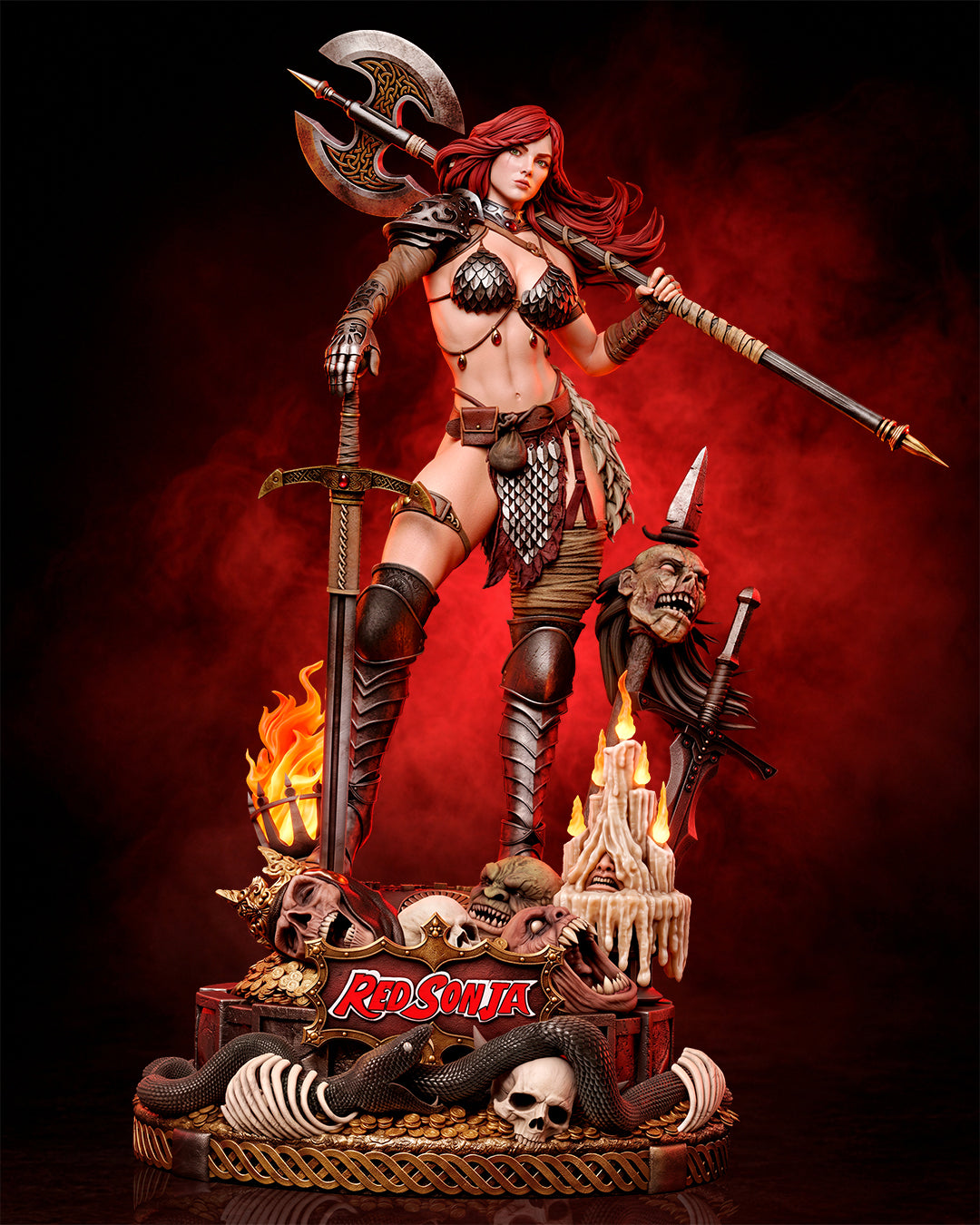 Red Sonja Statue