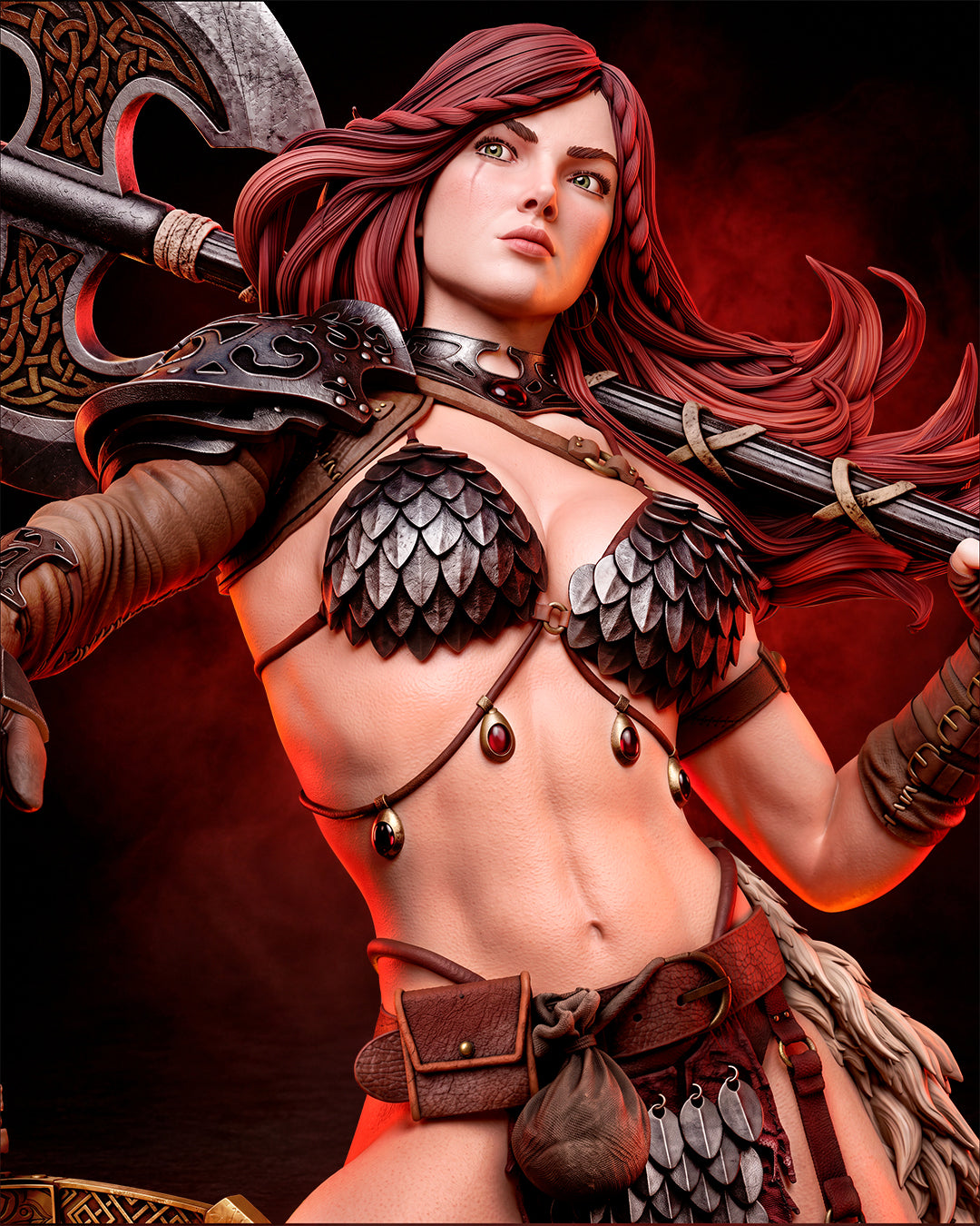 Red Sonja Statue