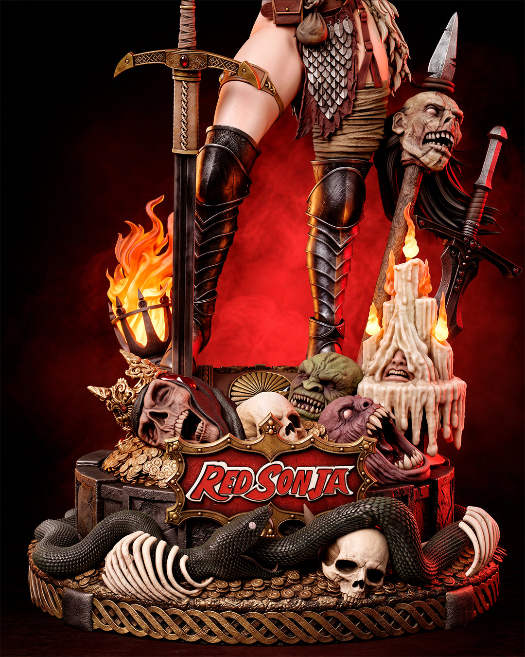 Red Sonja Statue