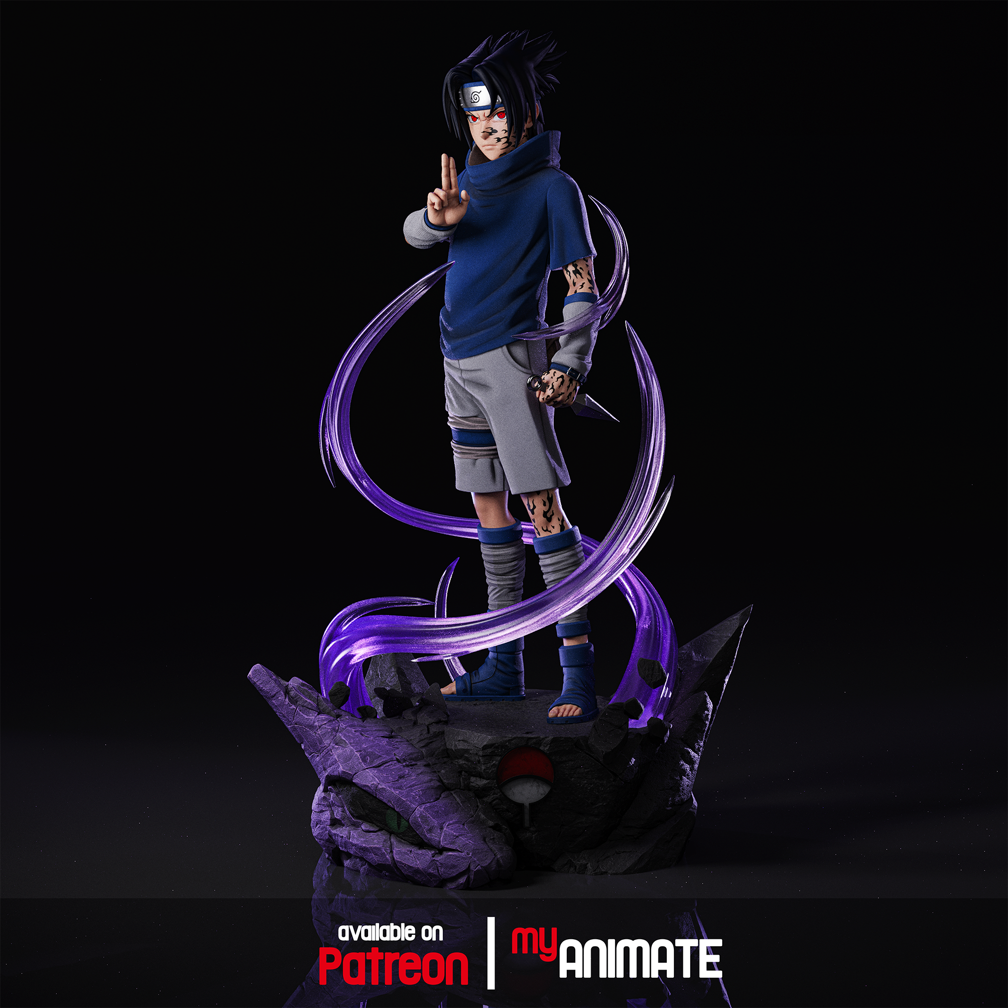 The Rogue Ninja | Maximum Detailed 12K 3D Printed Figure