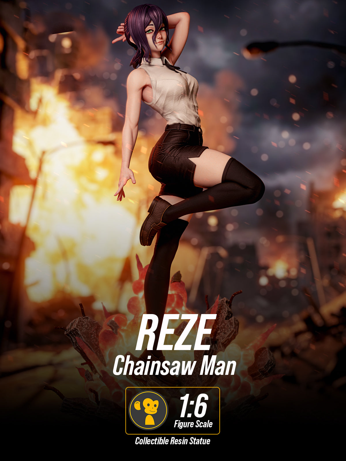 The Bomb Girl | Maximum Detailed 12K 3D printed figure