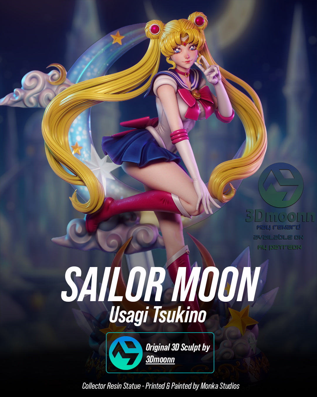 Princess of the Moon Statue