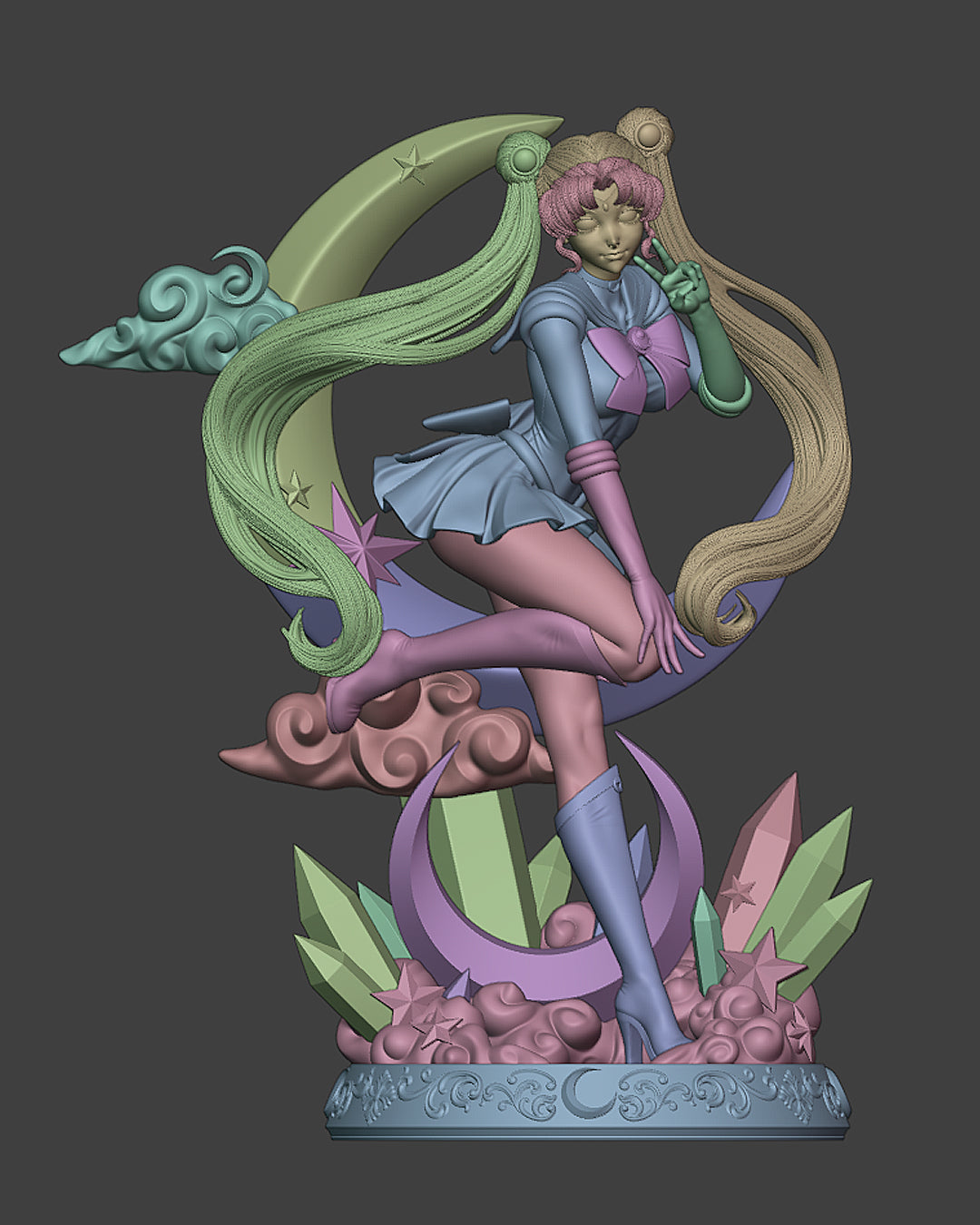 Princess of the Moon Statue