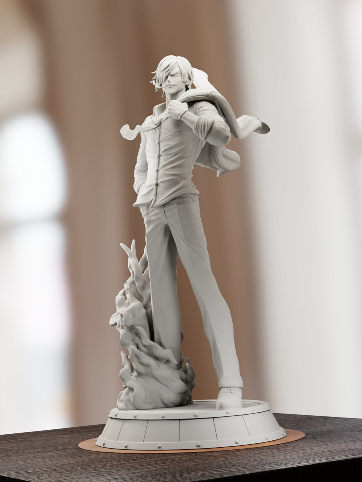 The Chivalrous Pirate | Maximum Detailed 12K 3D printed figure