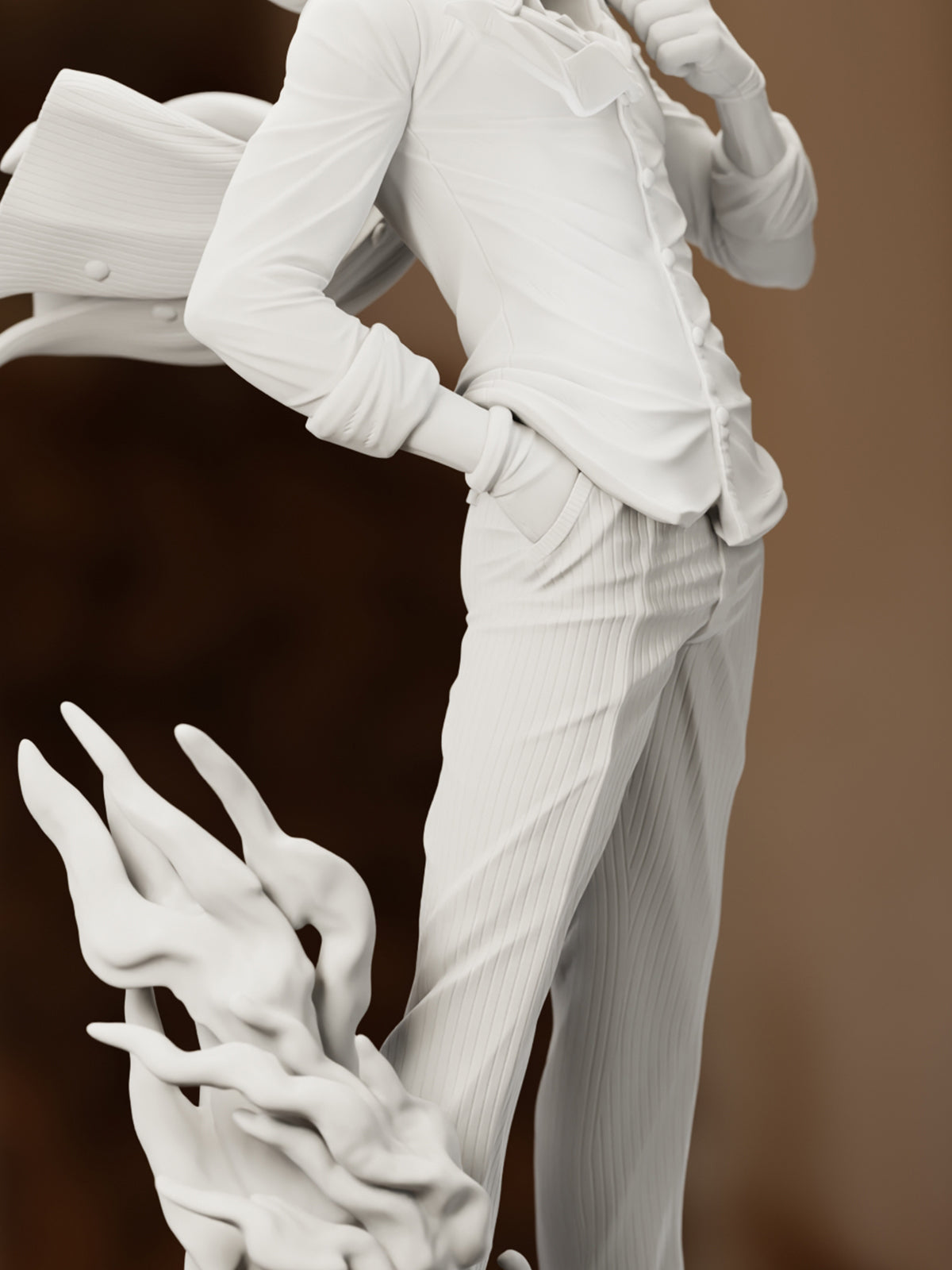 The Chivalrous Pirate | Maximum Detailed 12K 3D printed figure