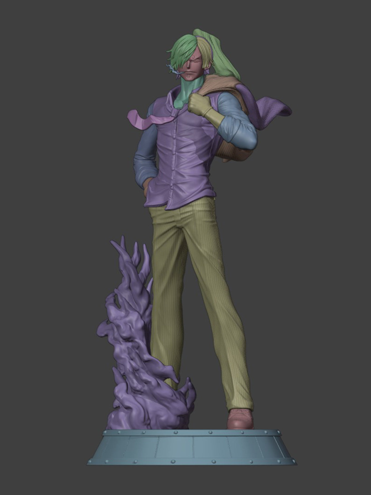 The Chivalrous Pirate | Maximum Detailed 12K 3D printed figure