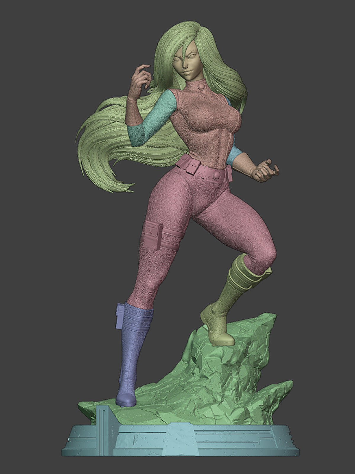 The Neon Nemesis Statue