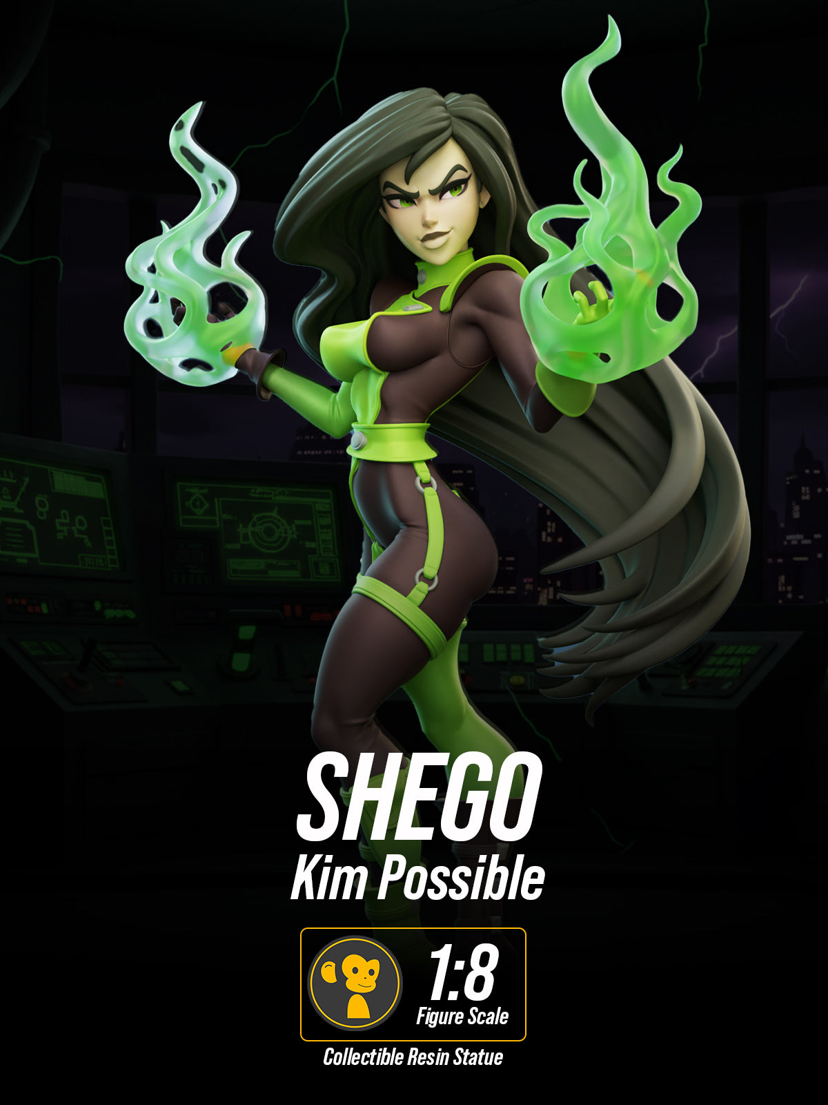 The Emerald Menace | Maximum Detailed 12K 3D printed figure