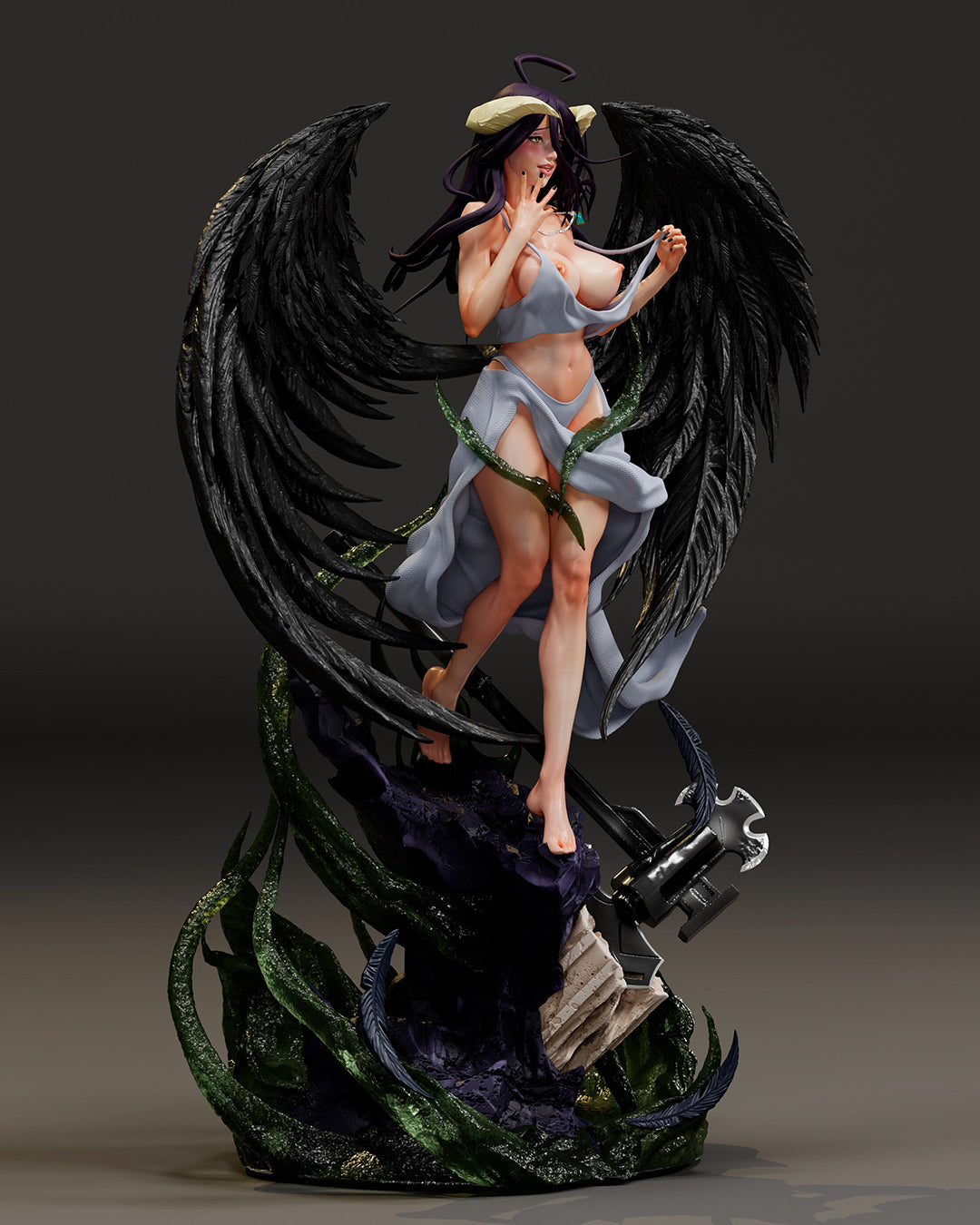 Succubus Guardian Albedo Statue