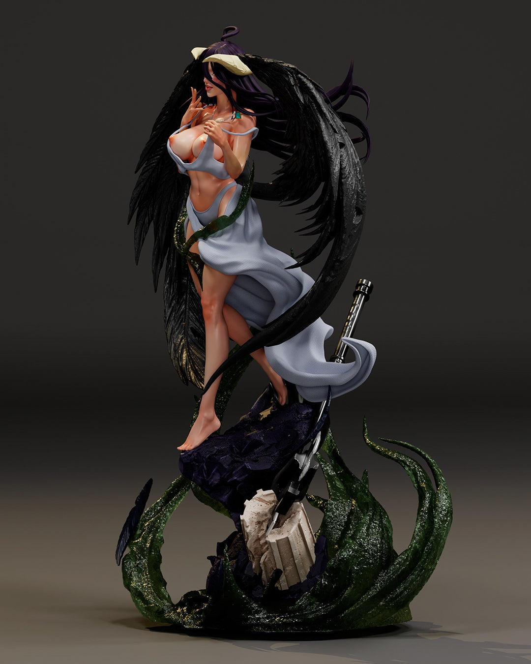 Succubus Guardian Albedo Statue