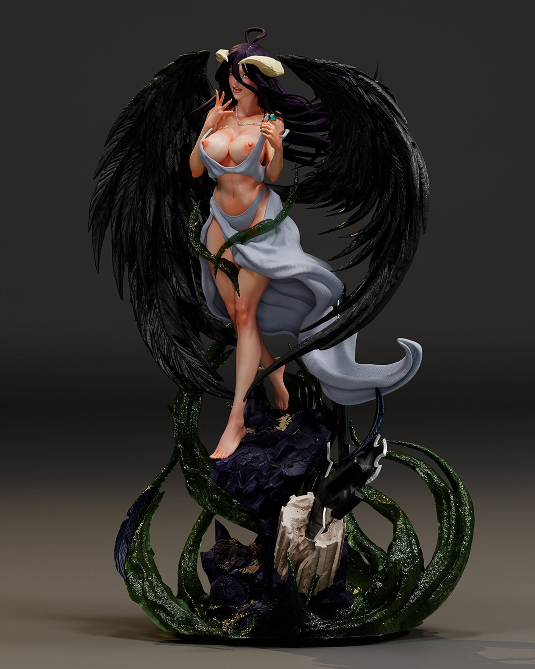 Succubus Guardian Albedo Statue
