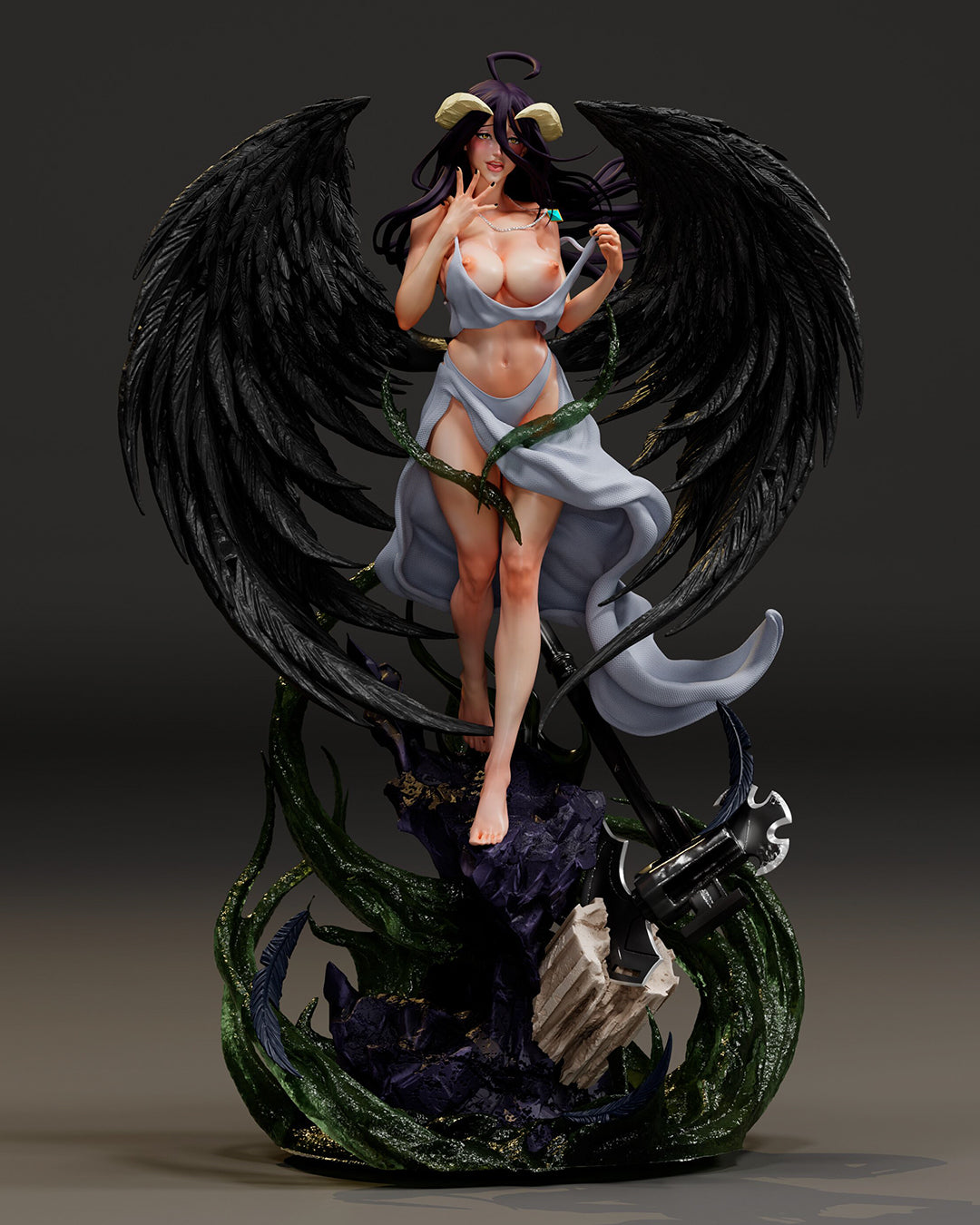 Succubus Guardian Albedo Statue