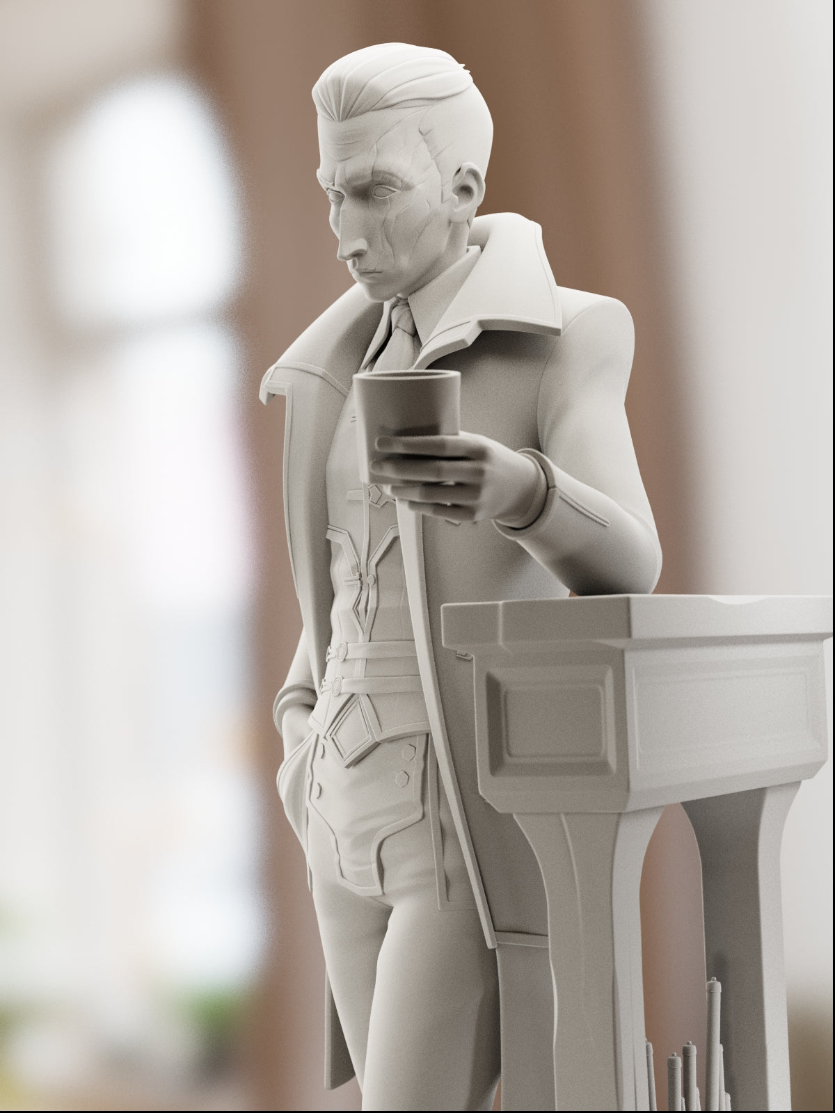 The Undercity King | Maximum Detailed 12K 3D printed figure