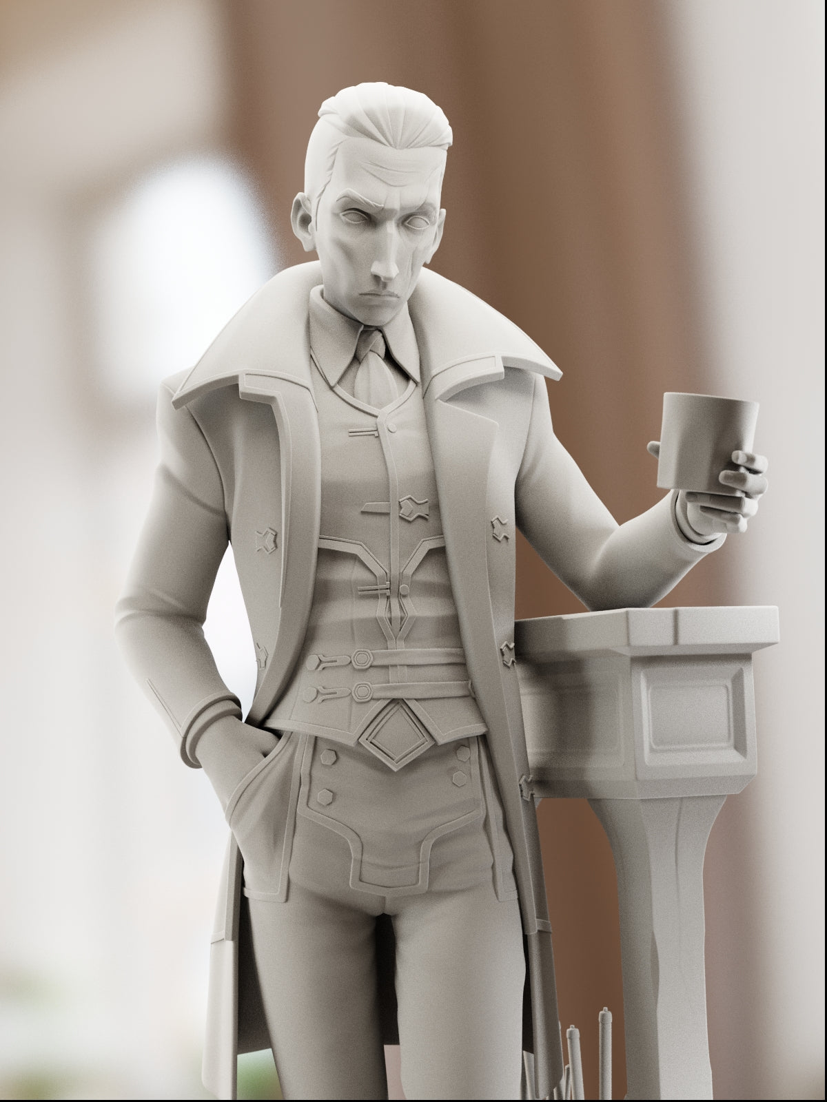 The Undercity King | Maximum Detailed 12K 3D printed figure
