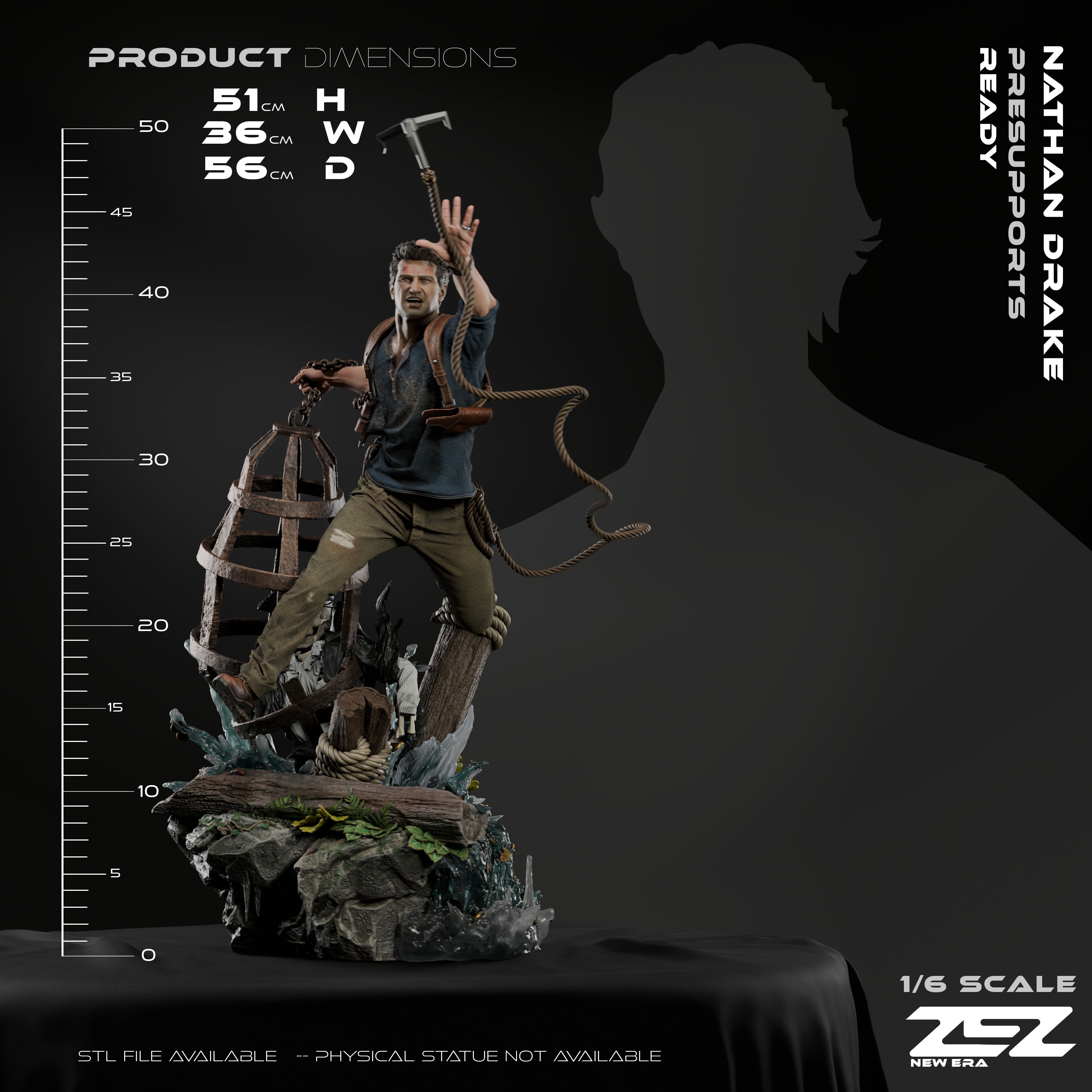 The Treasure Hunter | Maximum Detailed 12K 3D printed figure