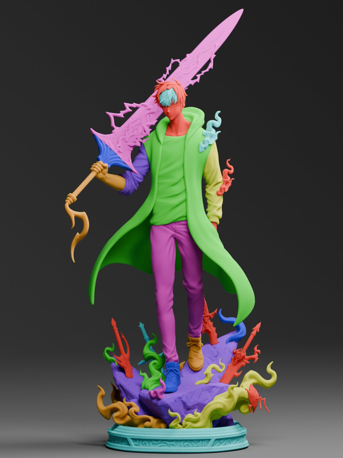 The King of Shadows | Maximum Detailed 12K 3D printed figure