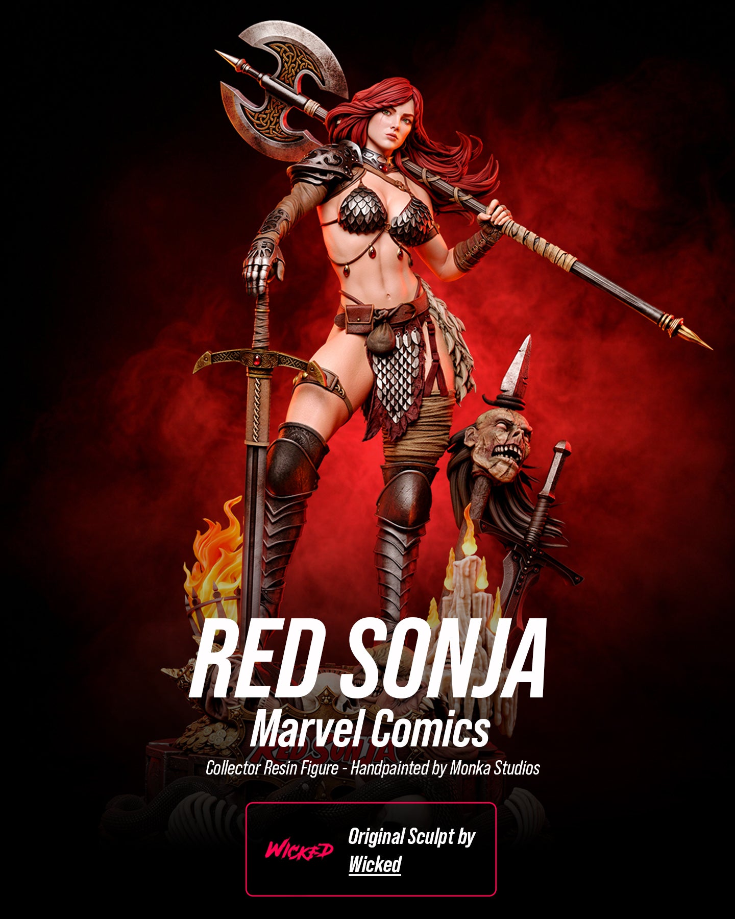 Red Sonja Statue