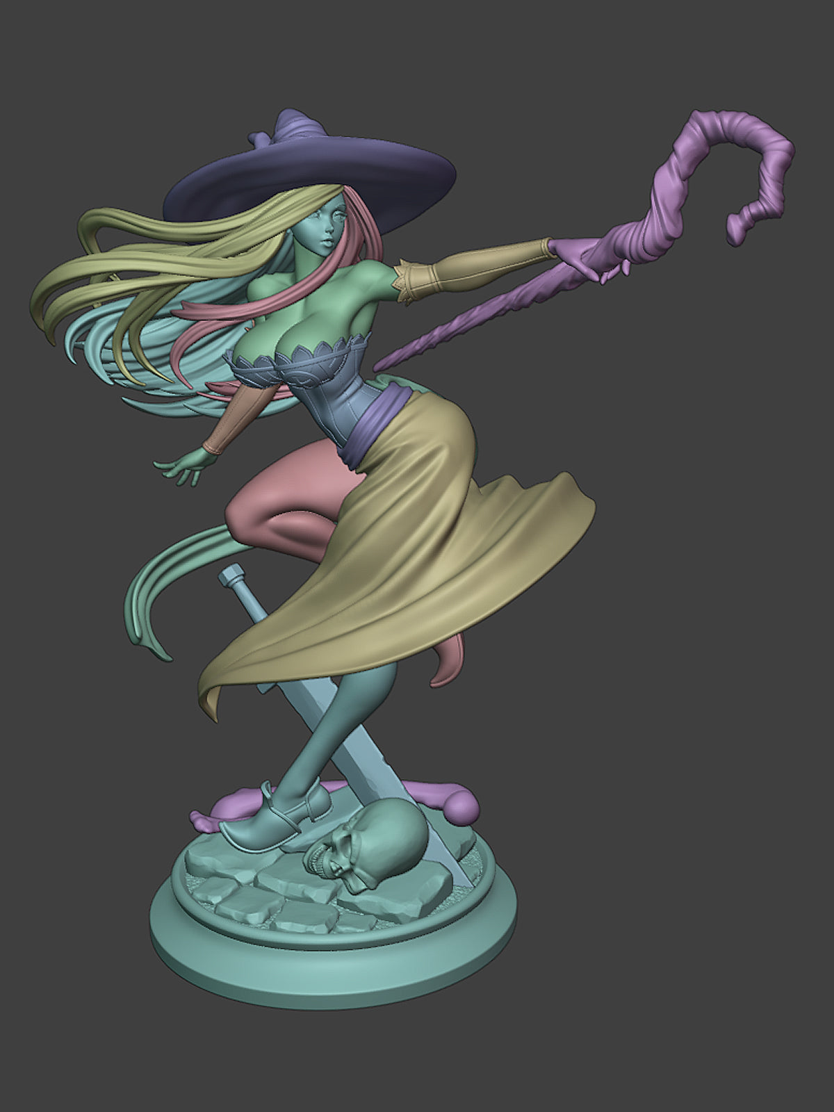 The Velvet Arcanist Statue