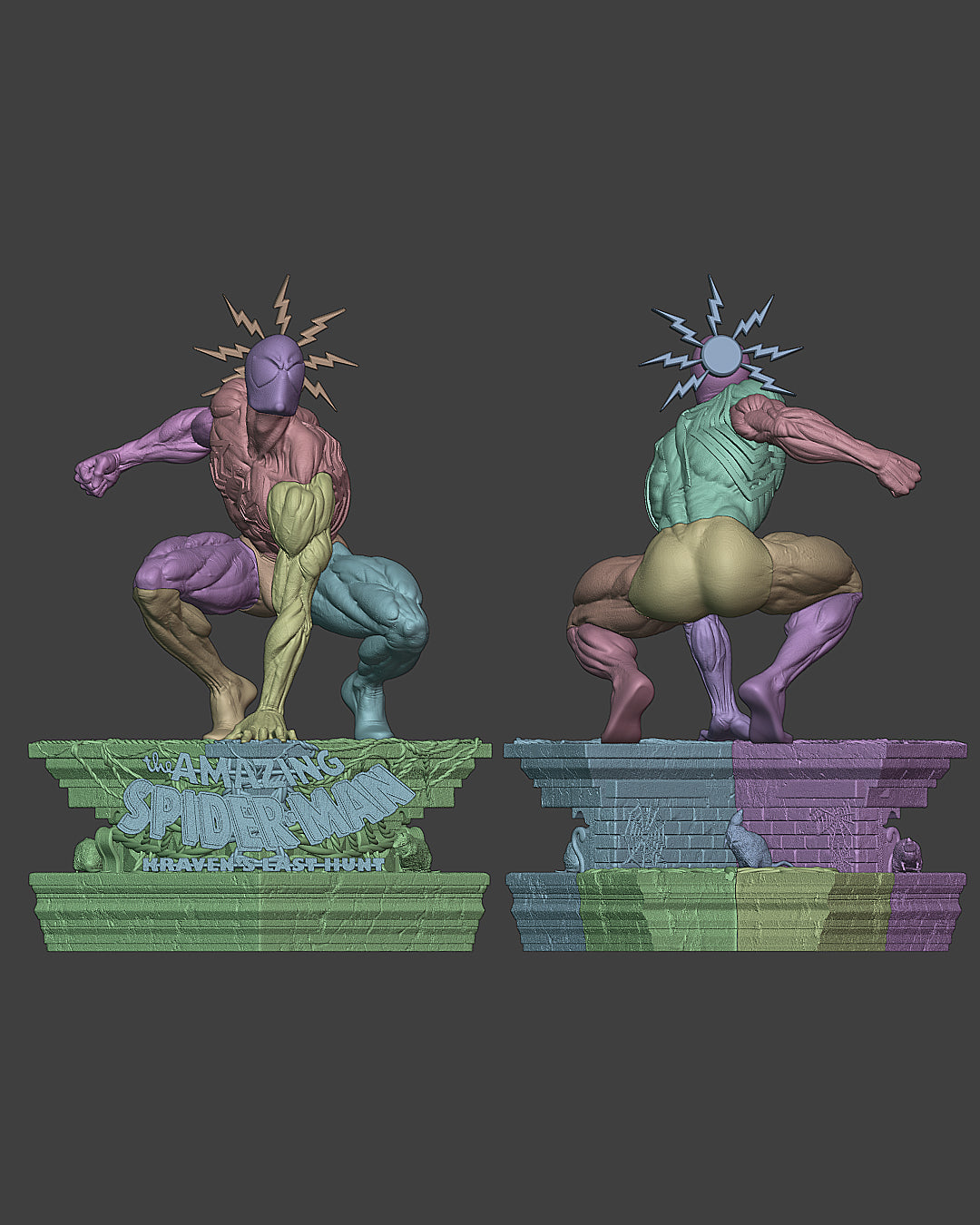 Black Suit Menace Statue