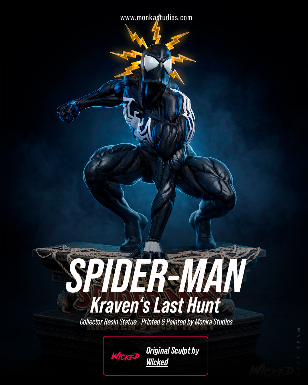 Black Suit Menace Statue