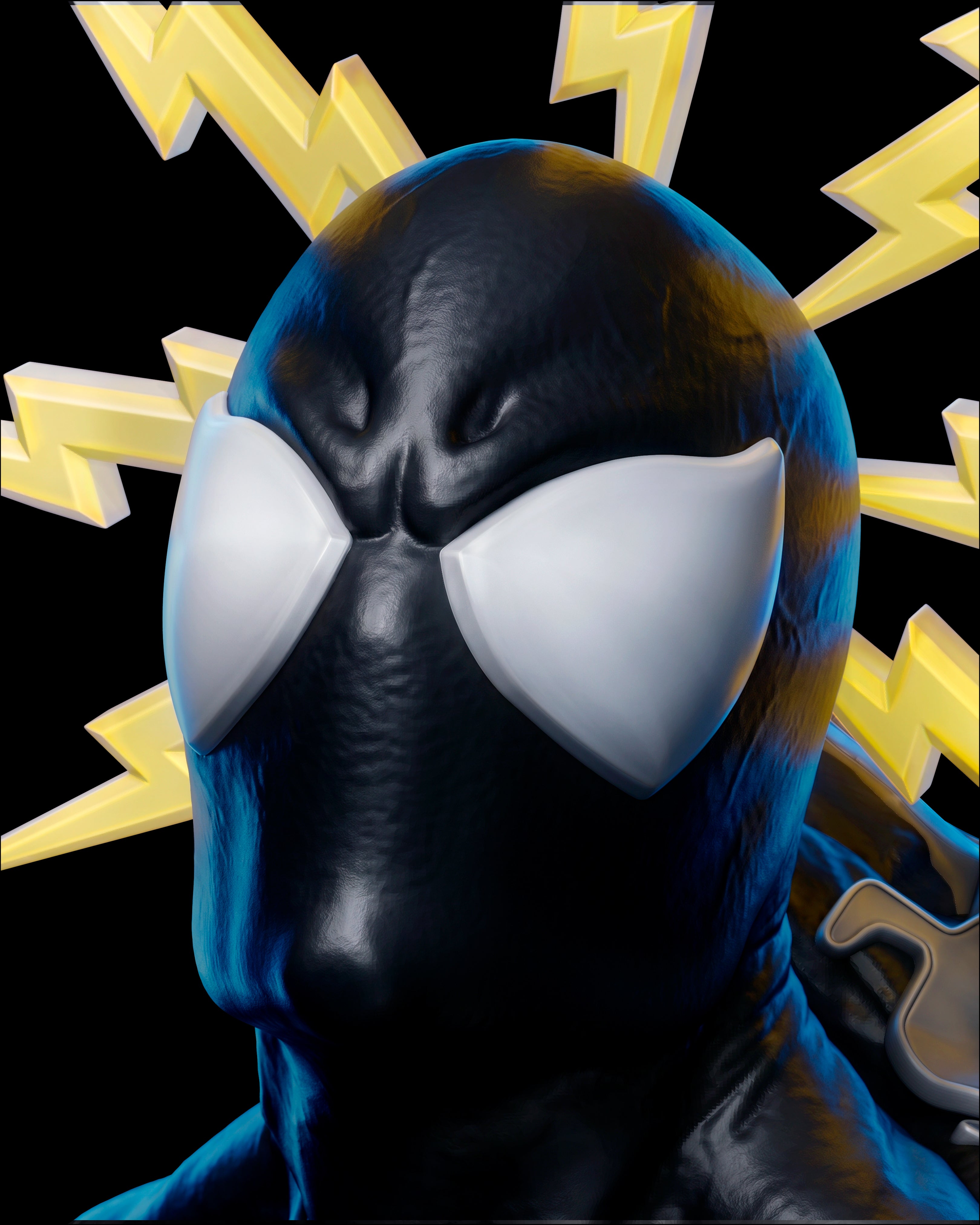 Black Suit Menace Statue
