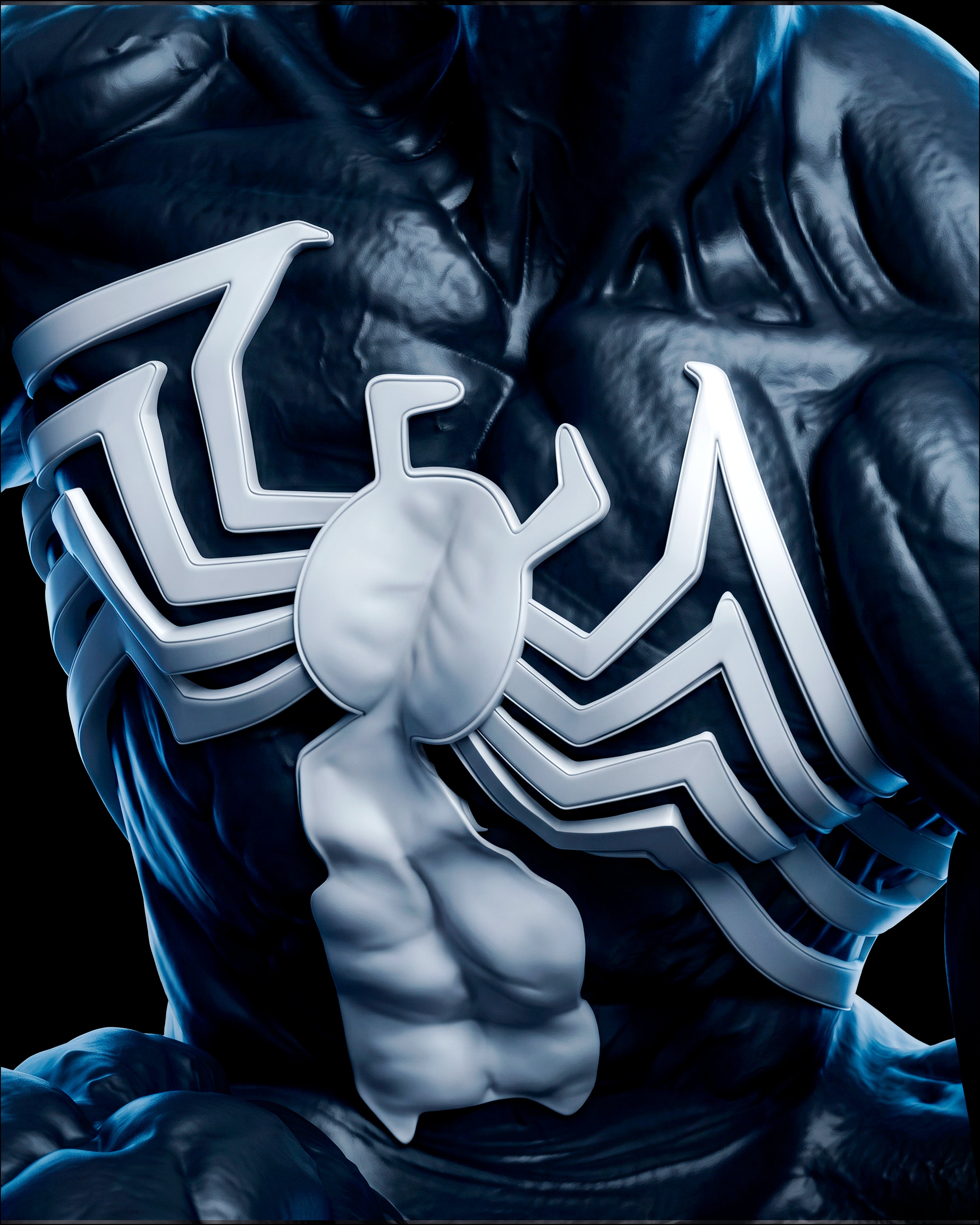 Black Suit Menace Statue