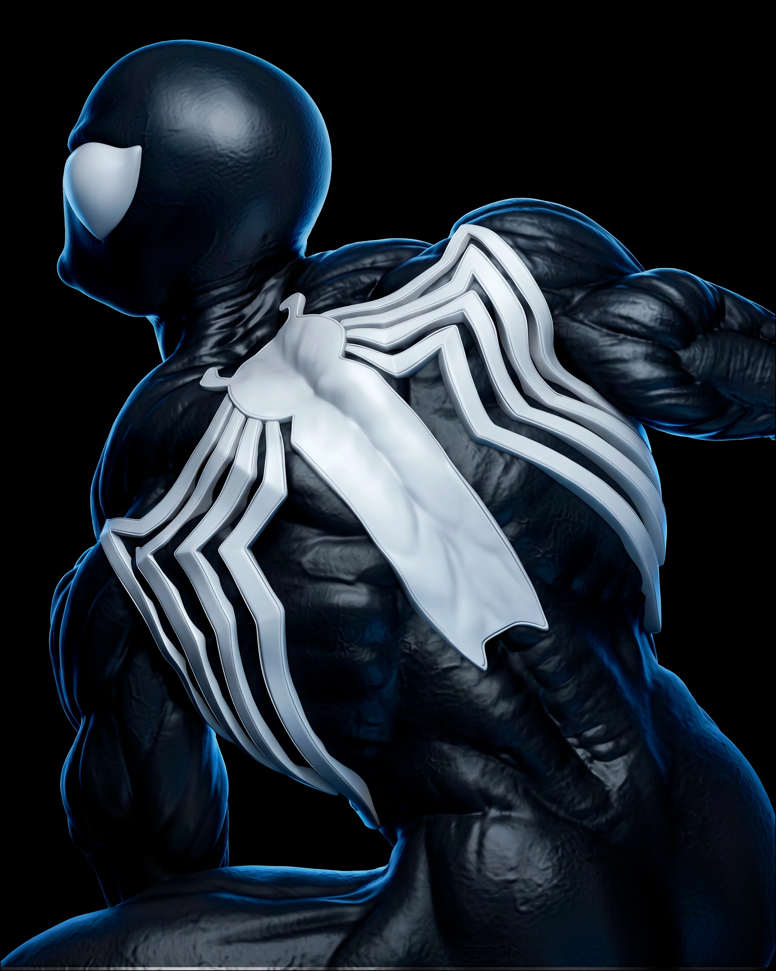 Black Suit Menace Statue