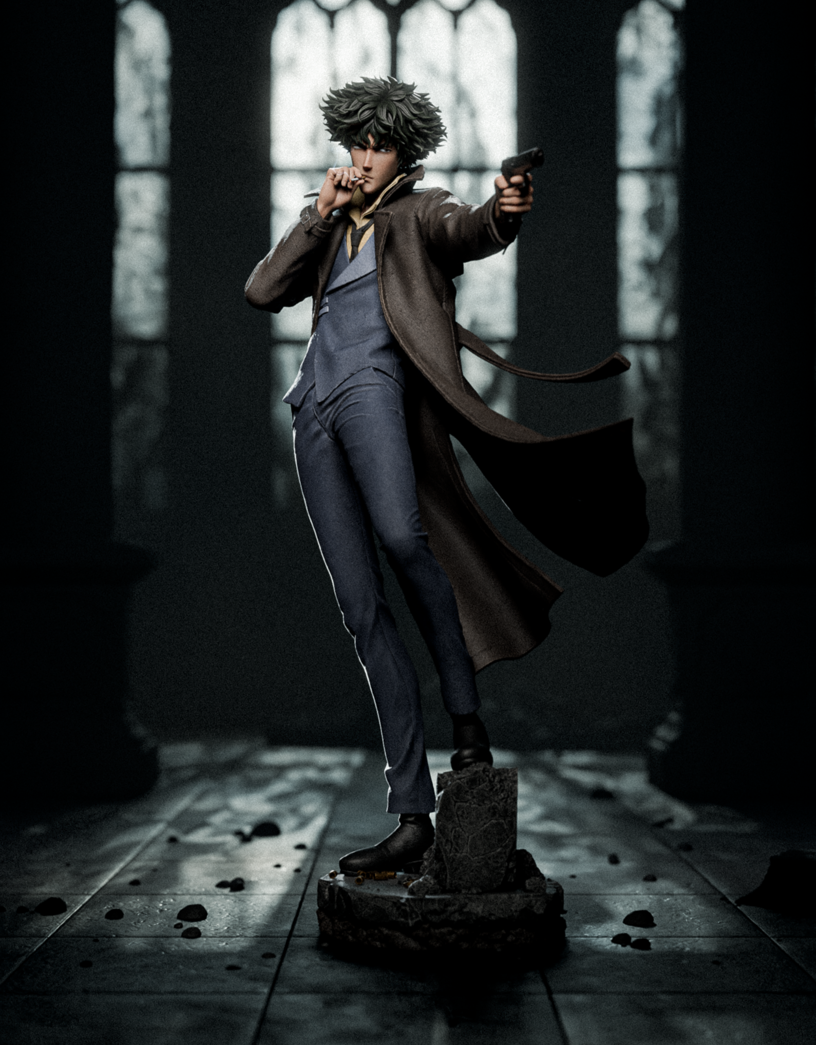 The Space Cowboy Statue