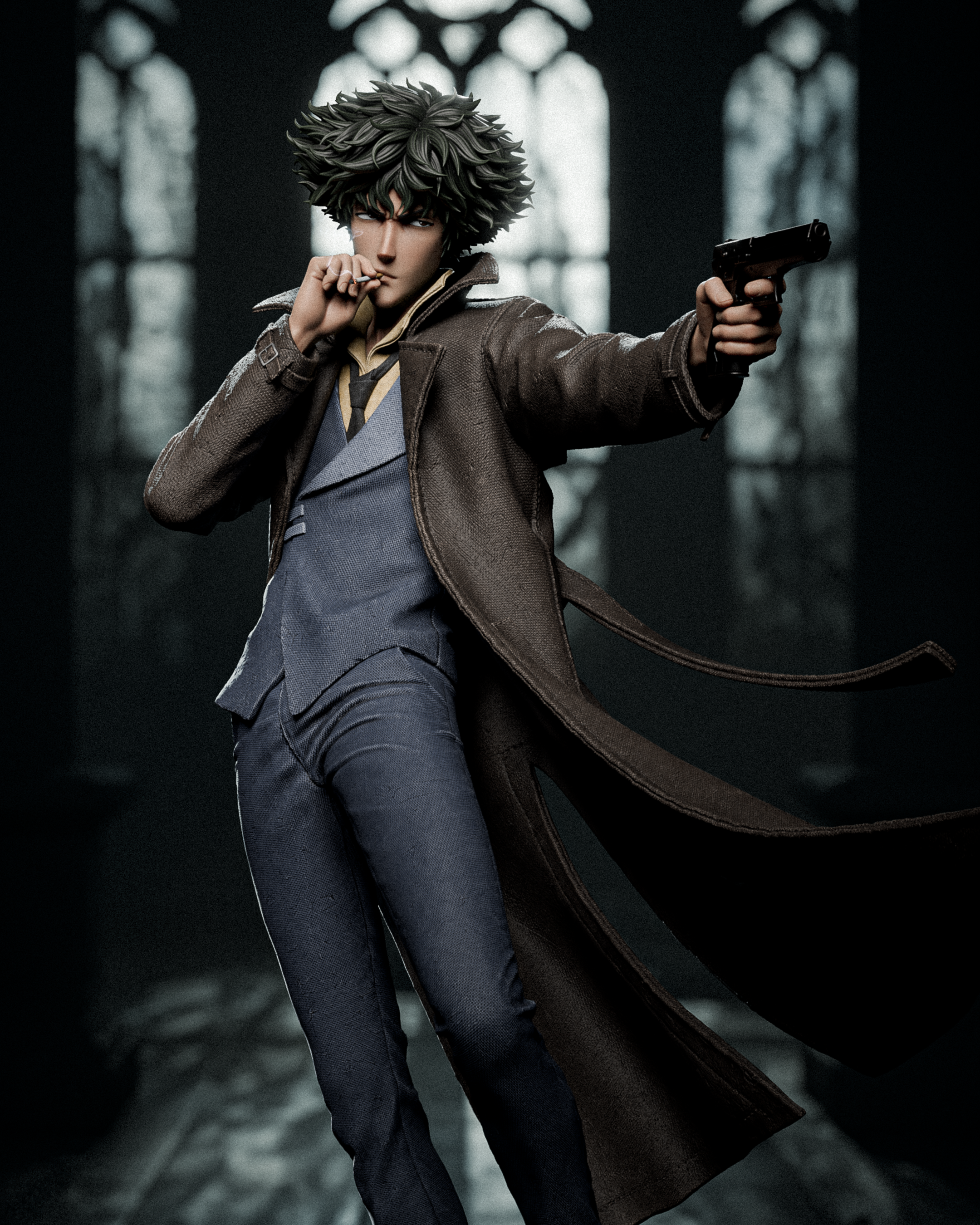 The Space Cowboy Statue